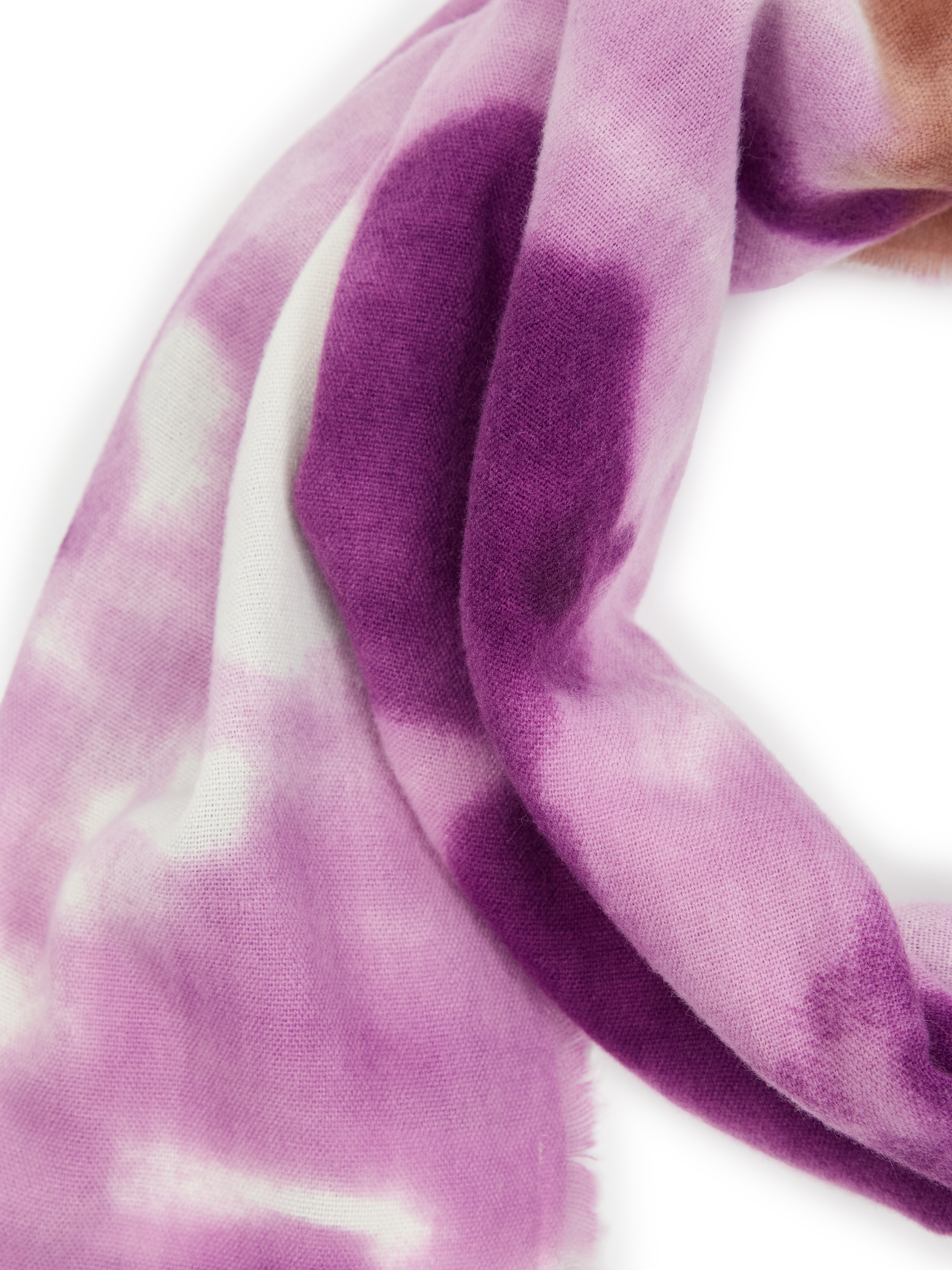 Purple women&#039;s patterned scarf ORSAY - Women&#039;s