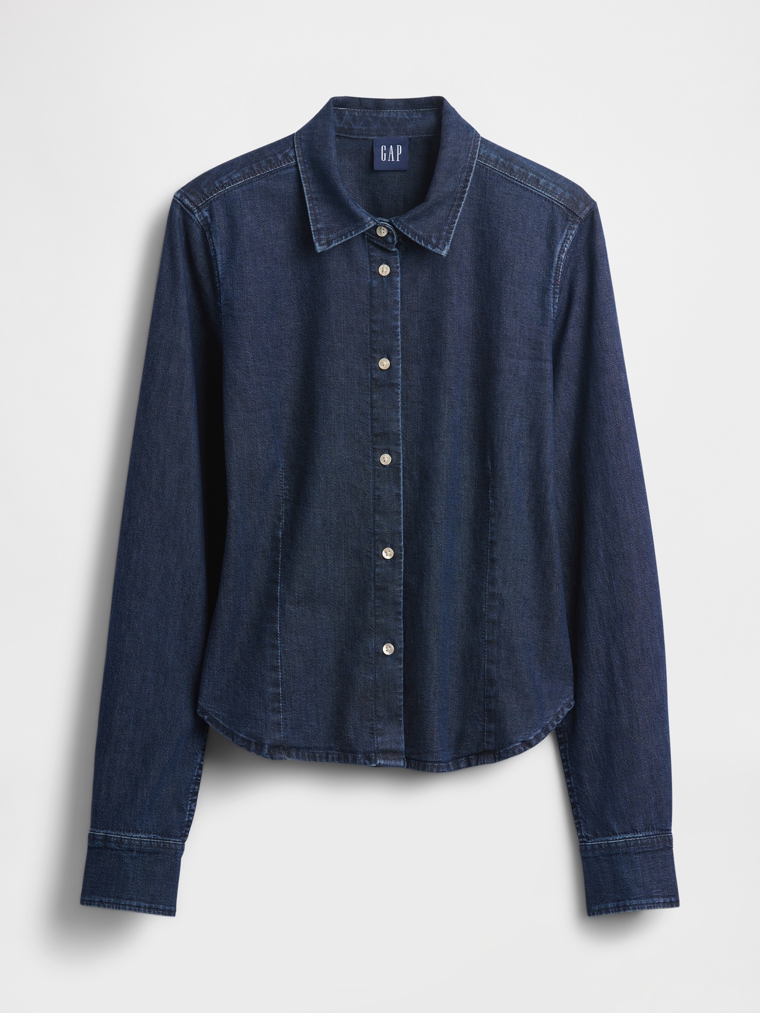 Cămașă scurtă din denim GAP