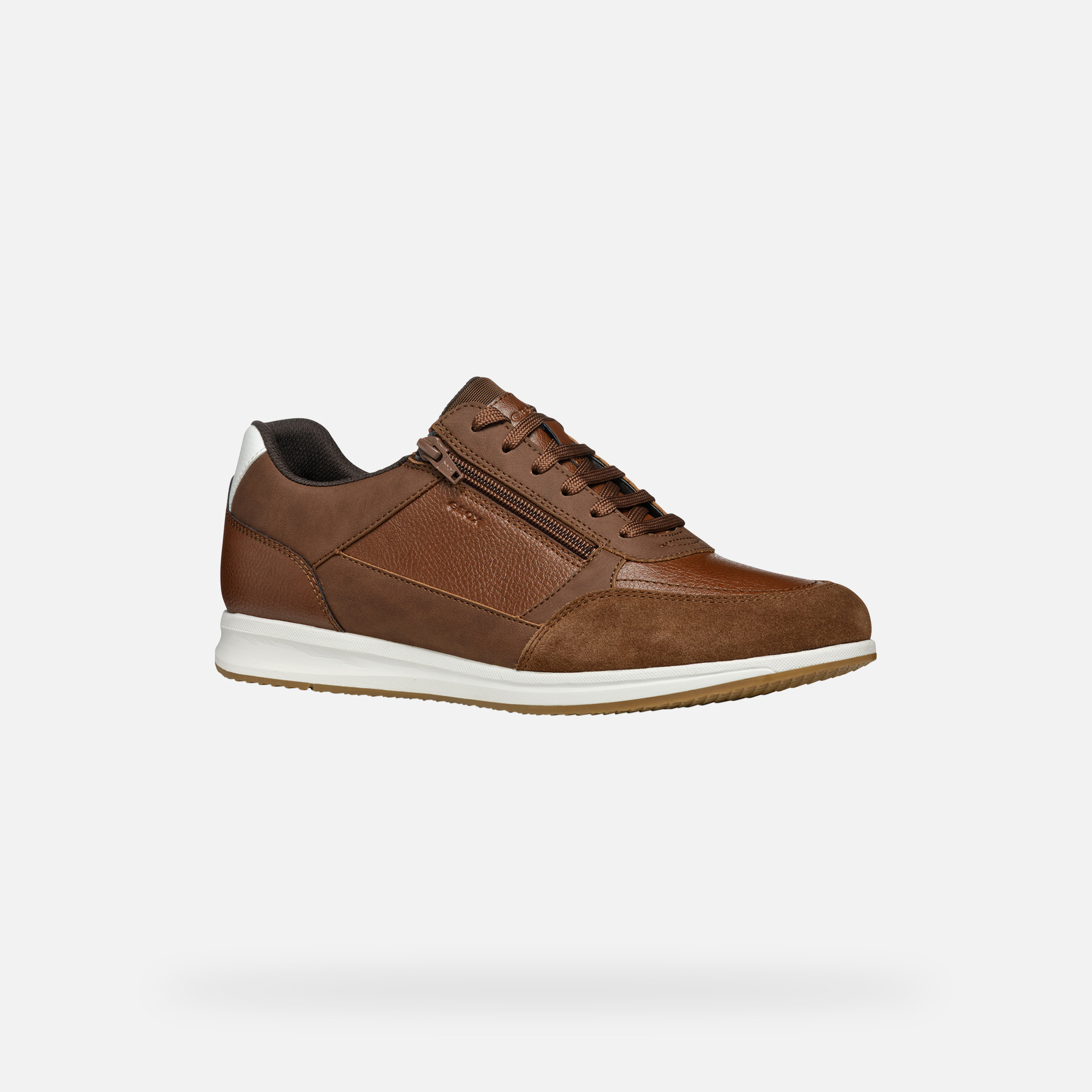 Brown men&#039;s sneakers Geox Avery - Men&#039;s