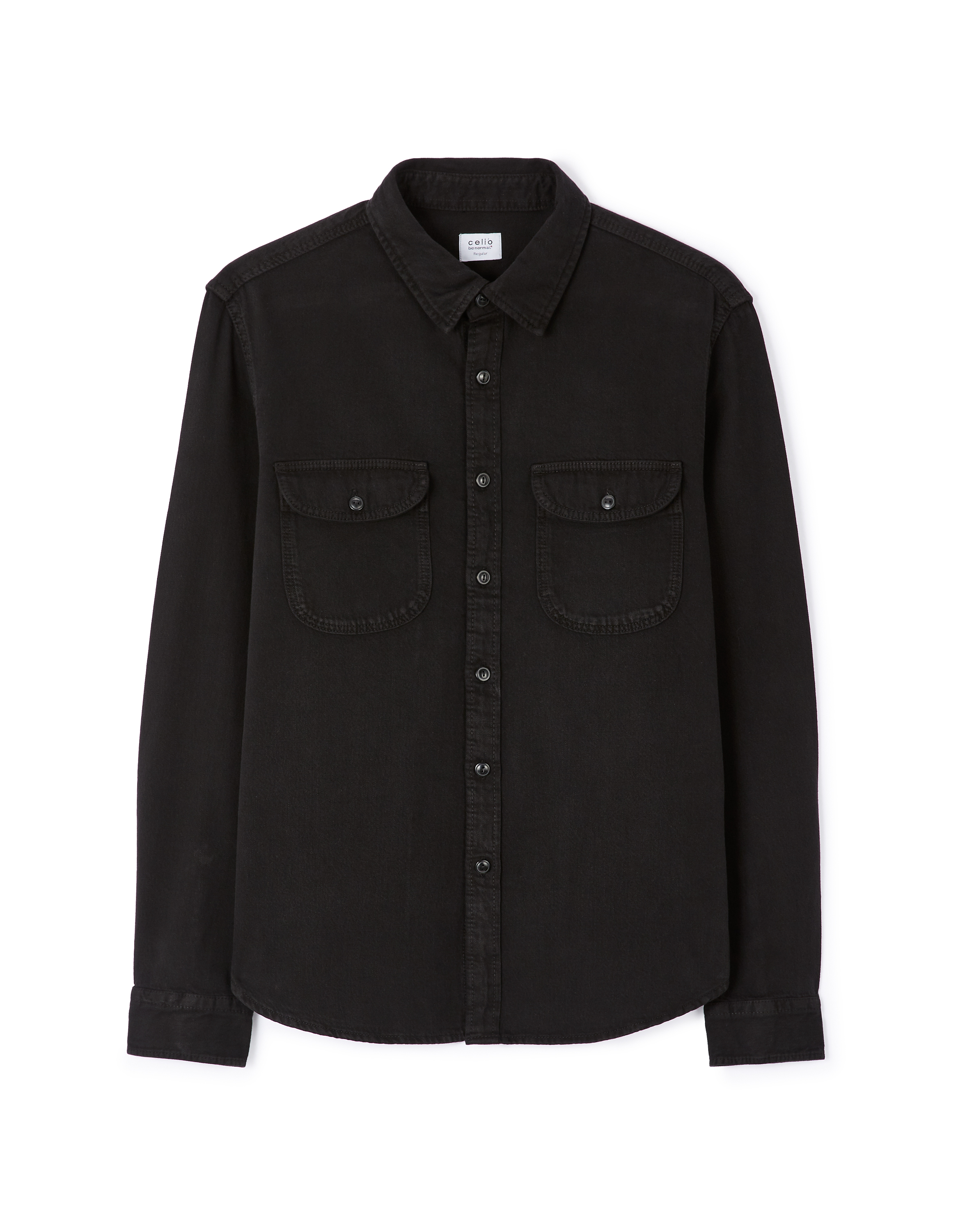 Celio Denim Shirt Jambray - Mens