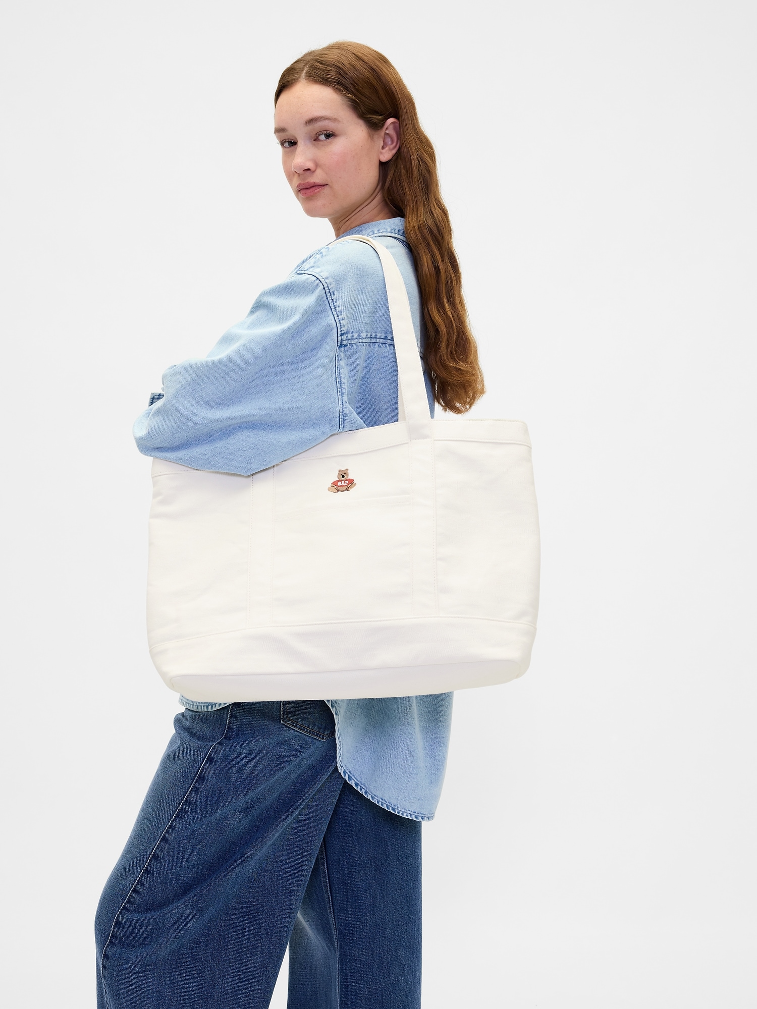 GAP Denim Bag Brannan Bear Logo
