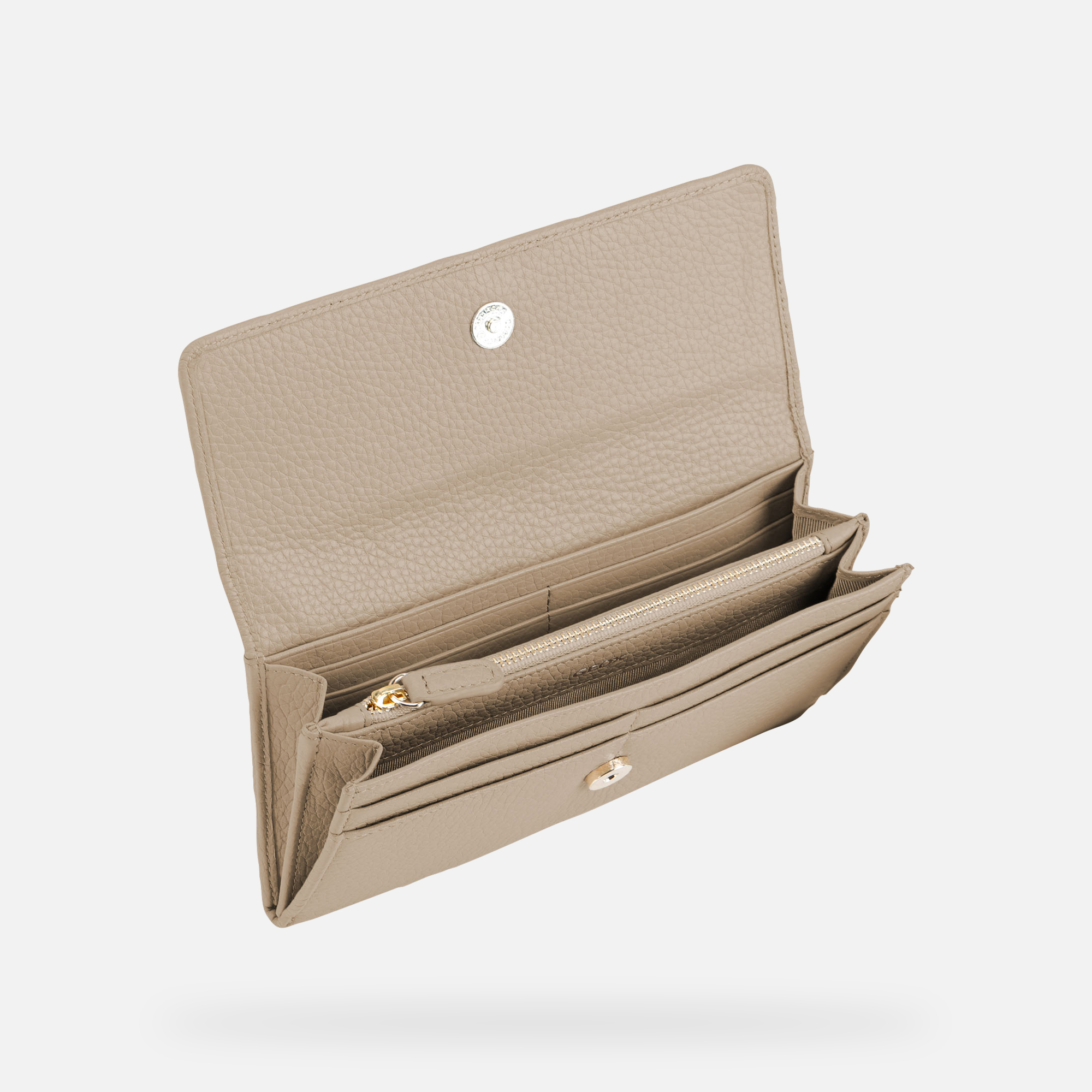 Beige women&#039;s wallet Geox - Women&#039;s