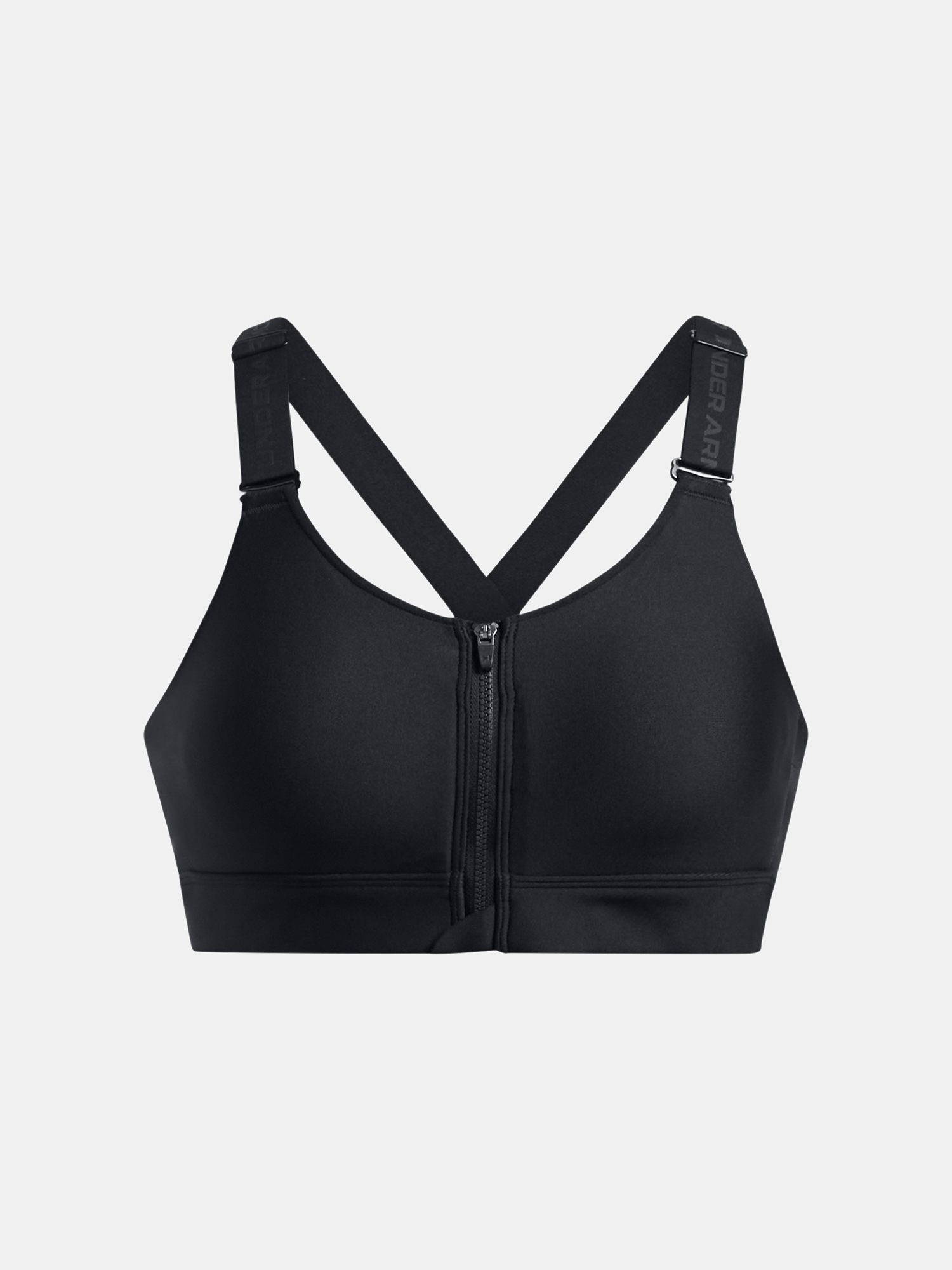 Women's bra Under Armour UA Infinity High Zip 2.0 Bra-BLK - Women's