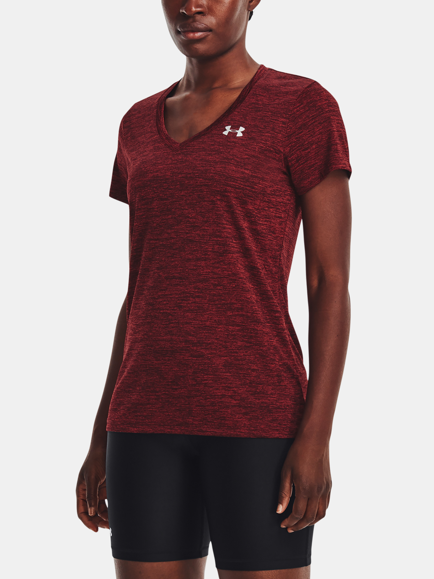 Under Armour T-Shirt Tech SSV - Twist-RED - Women