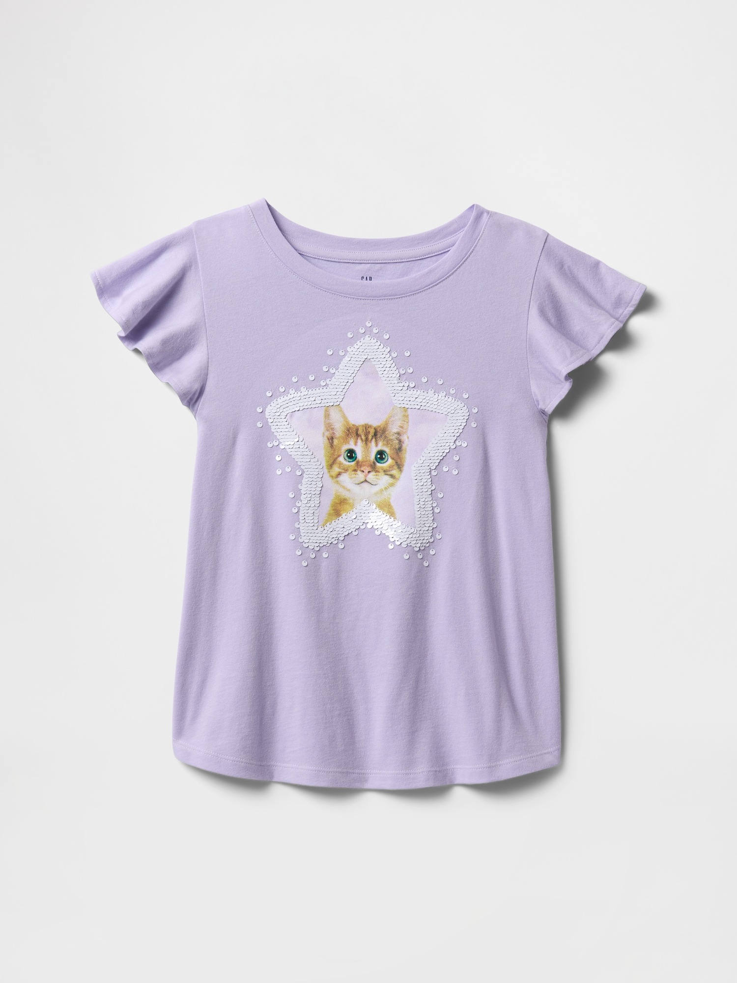 GAP Kids' T-shirt with sequins - Girls