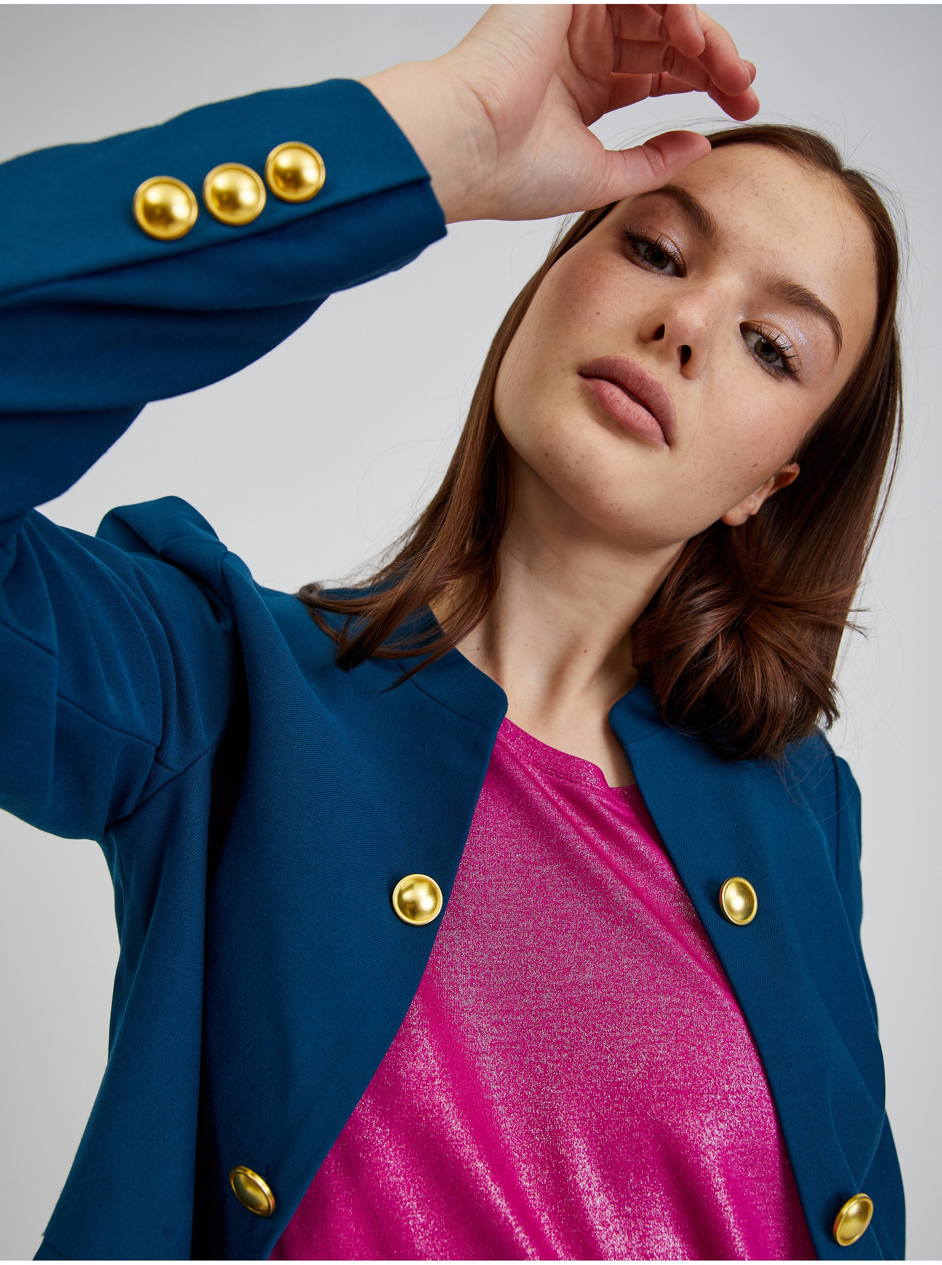 Sacouri si blazere pentru femei ORSAY - petrol