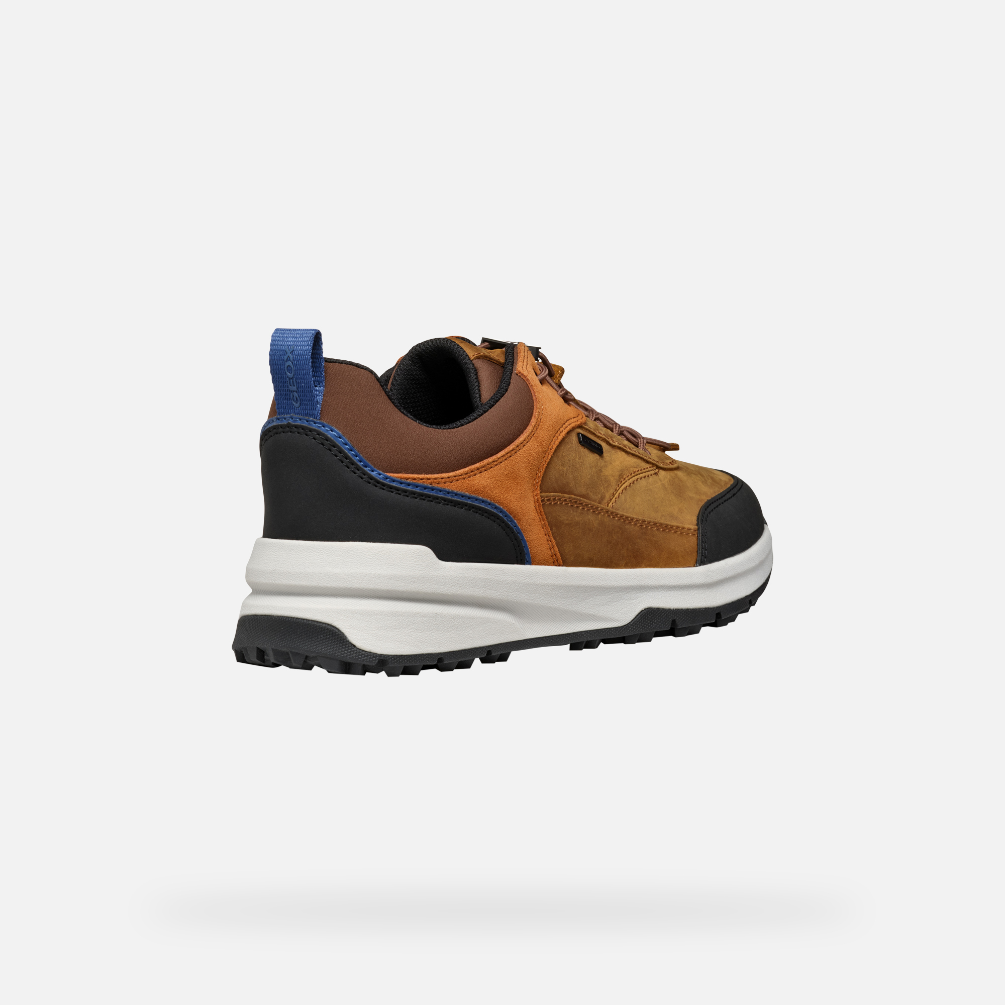 Orange men&#039;s sneakers Geox Sterratrail + Grip - Men