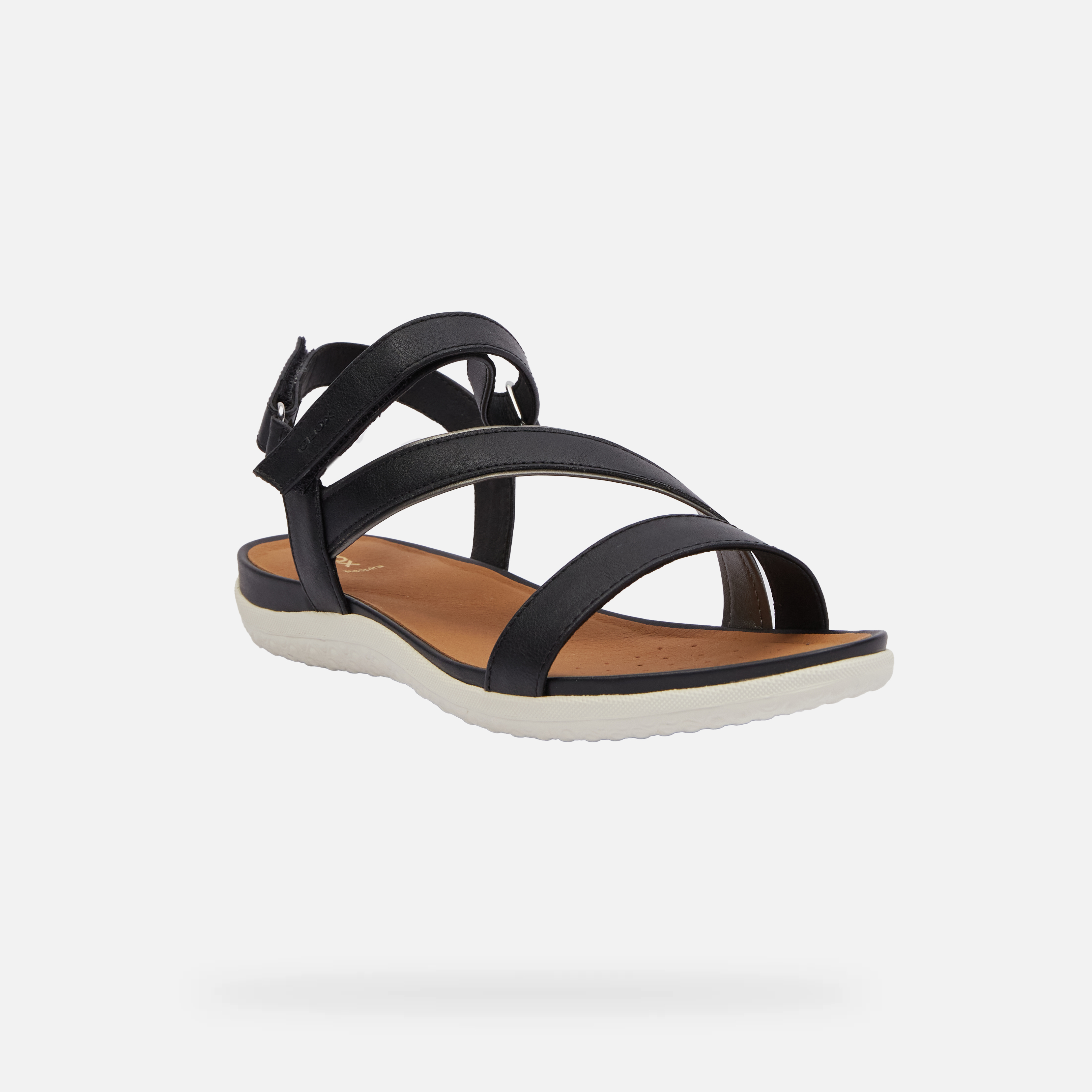 Black women&#039;s sandals Geox Vega - Women&#039;s