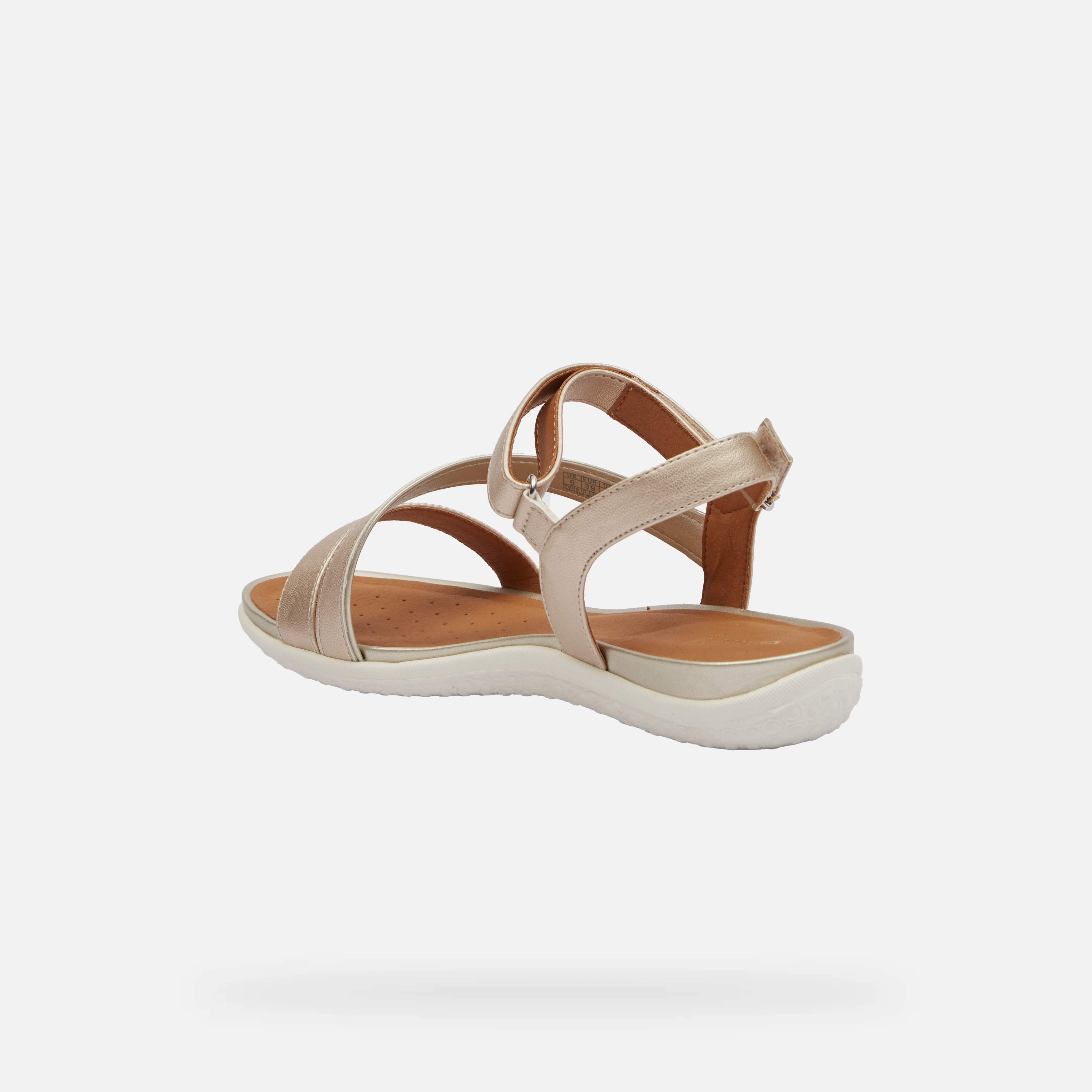 Gold women's sandals Geox Vega - Women's