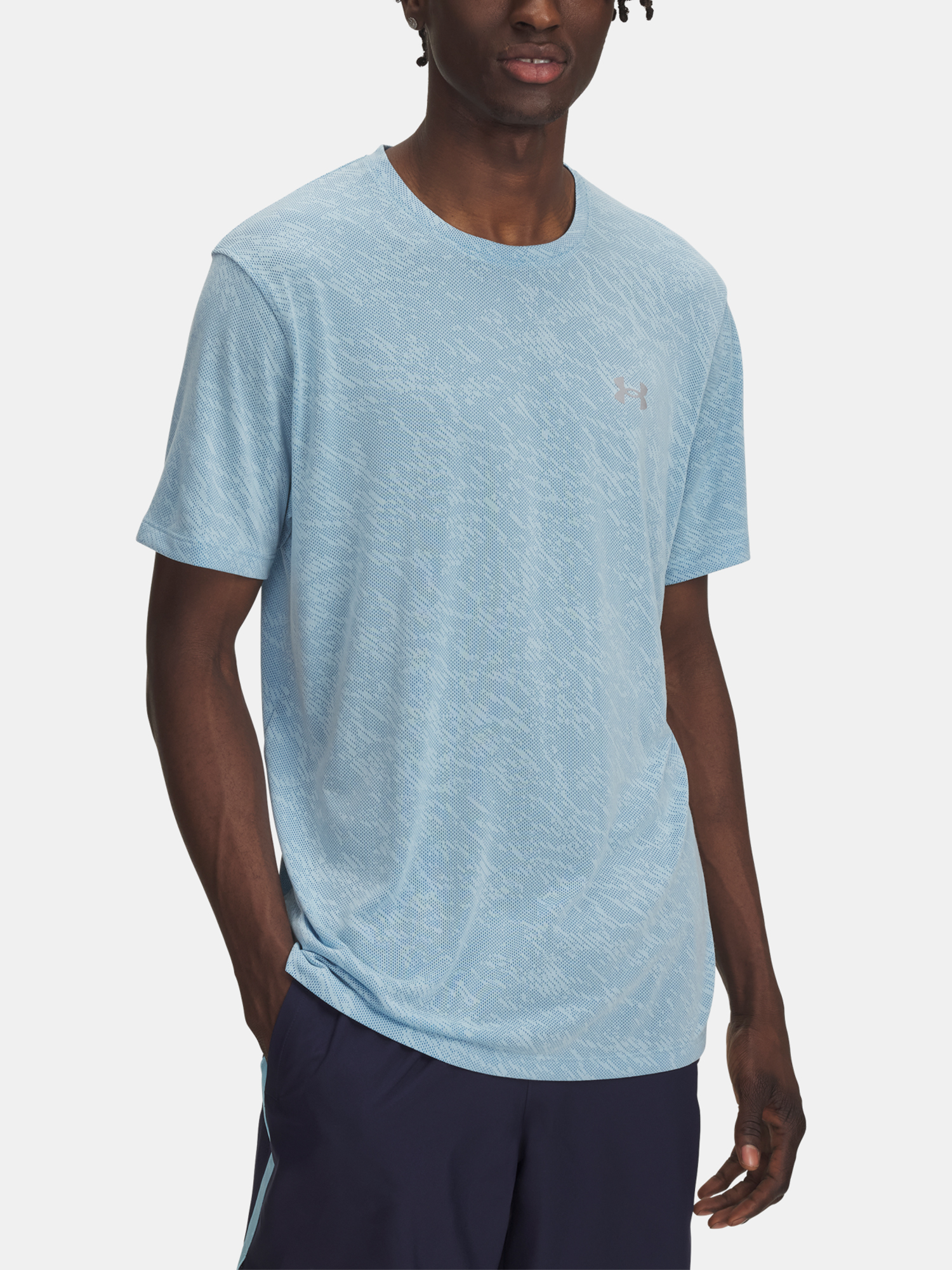 Mens T-shirt Under Armour UA LAUNCH CAMO SHORTSLEEVE - Mens