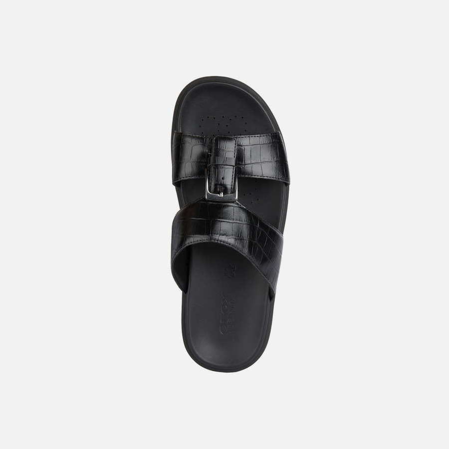 Black men&#039;s slippers Geox Spherica Ec6 - Men&#039;s