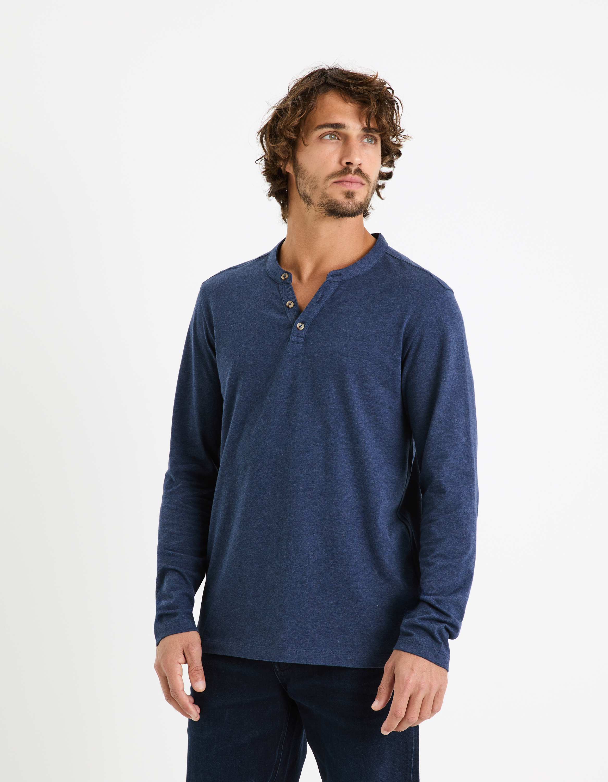 Bluze pentru barbati Celio - albastru inchis