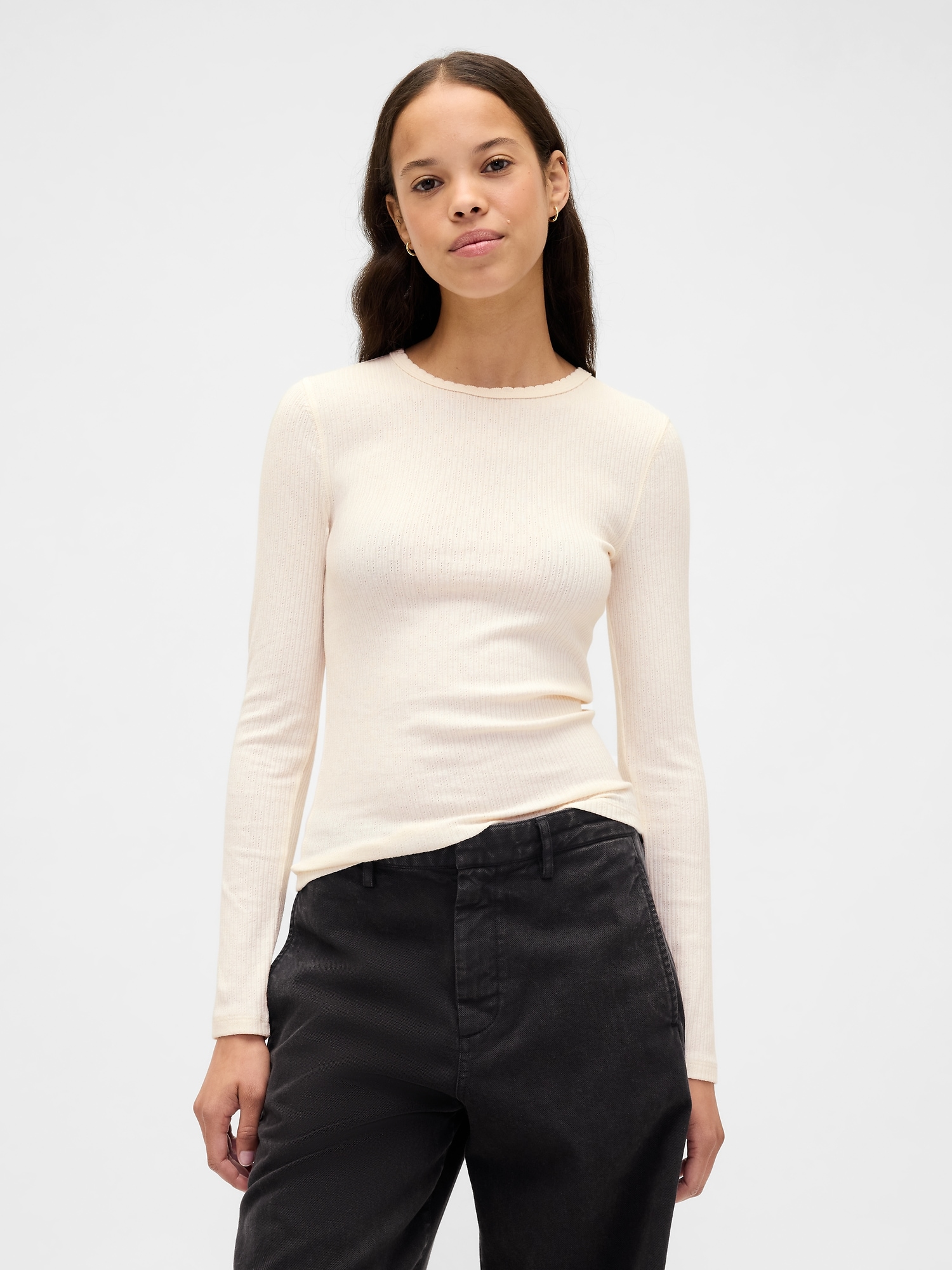 Dámské žebrované triko GAP