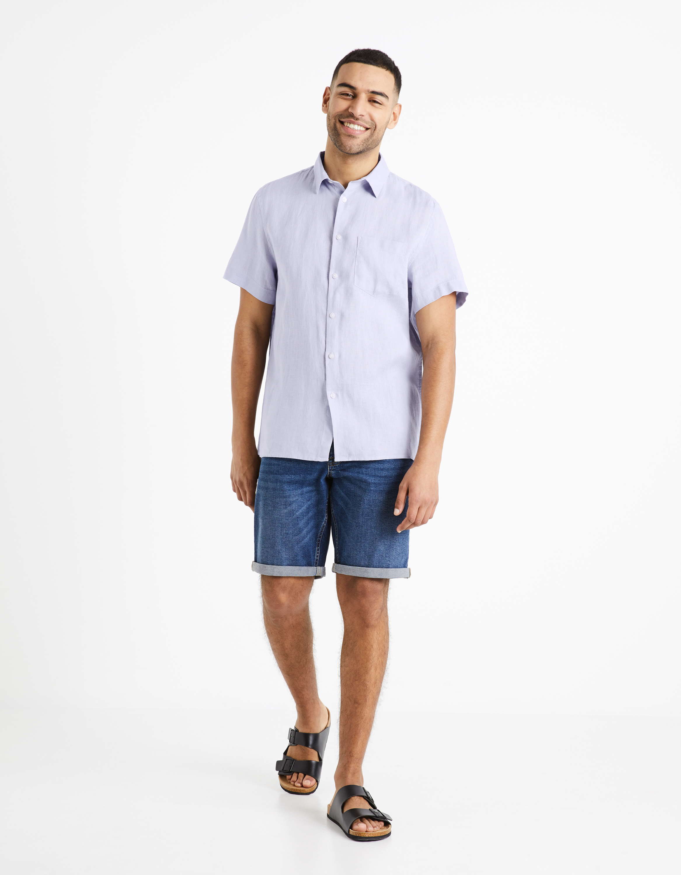 Celio Linen Shirt Damarlin - Men's