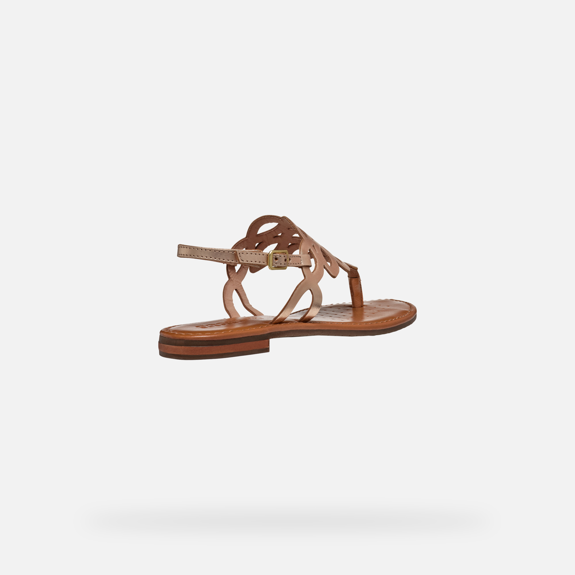 Gold women&#039;s sandals Geox Sozy S - Women&#039;s