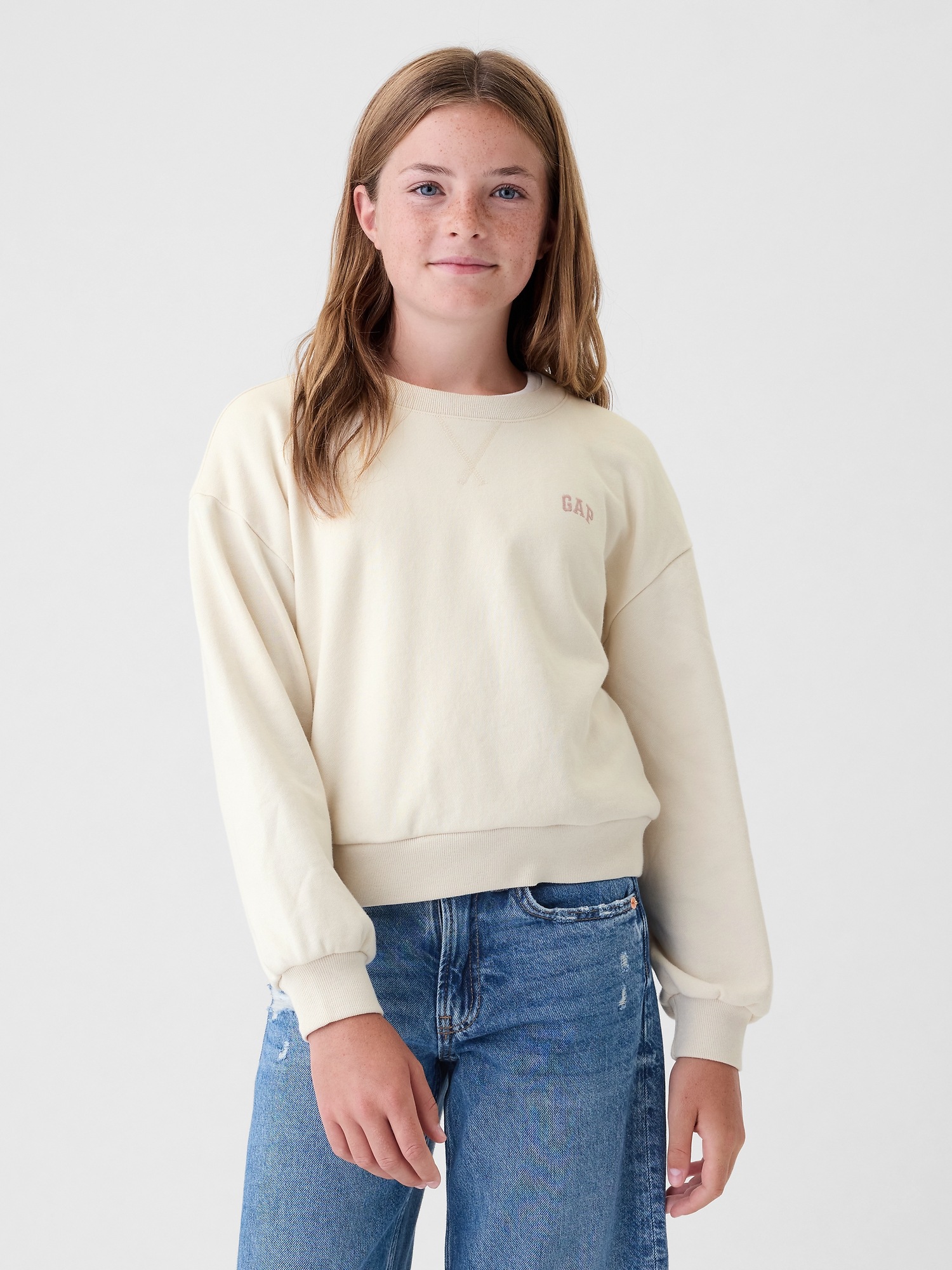 GAP Kids Sweatshirt with Logo - Girls