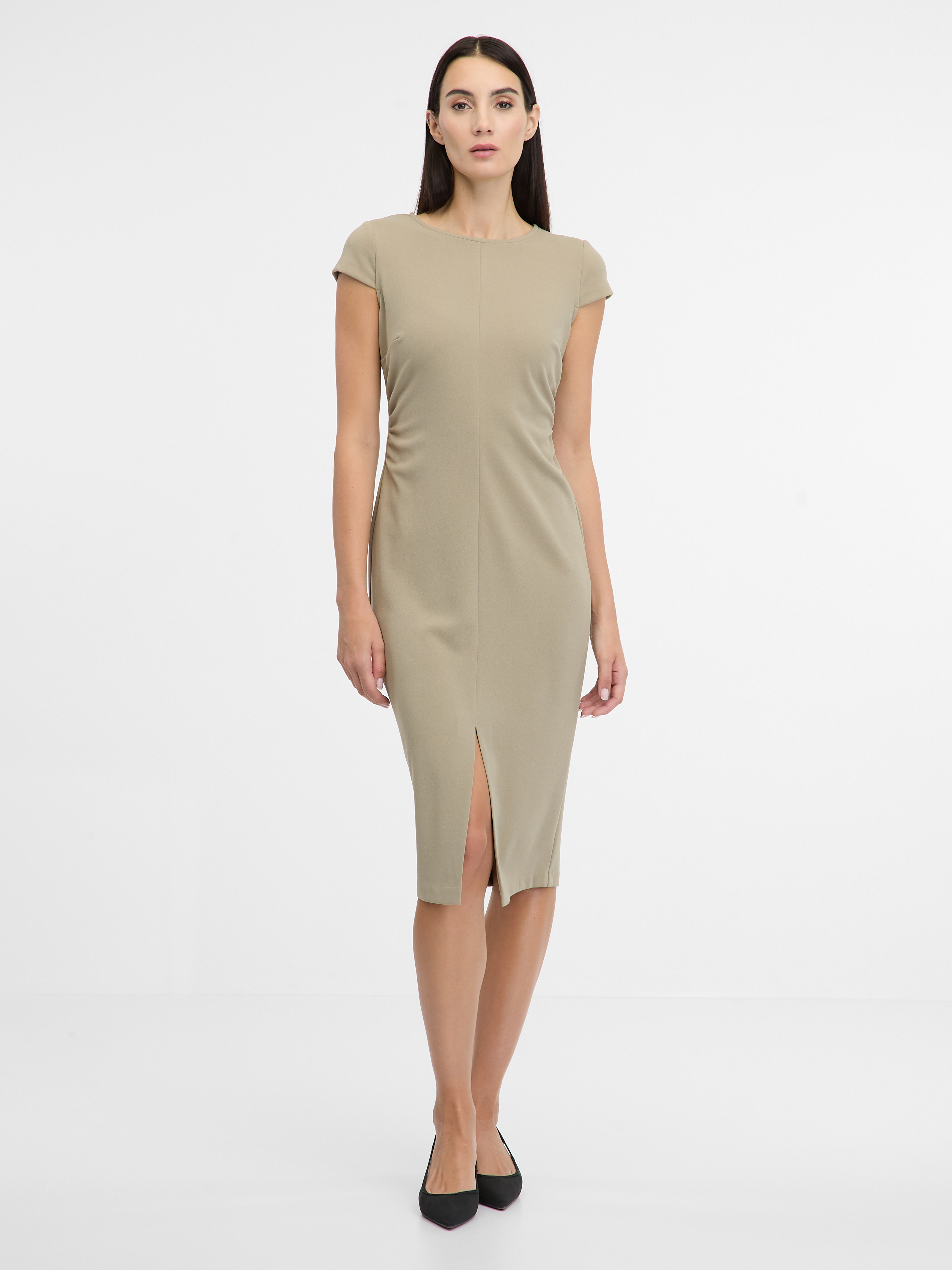 Beige women's midi dress ORSAY - Women's