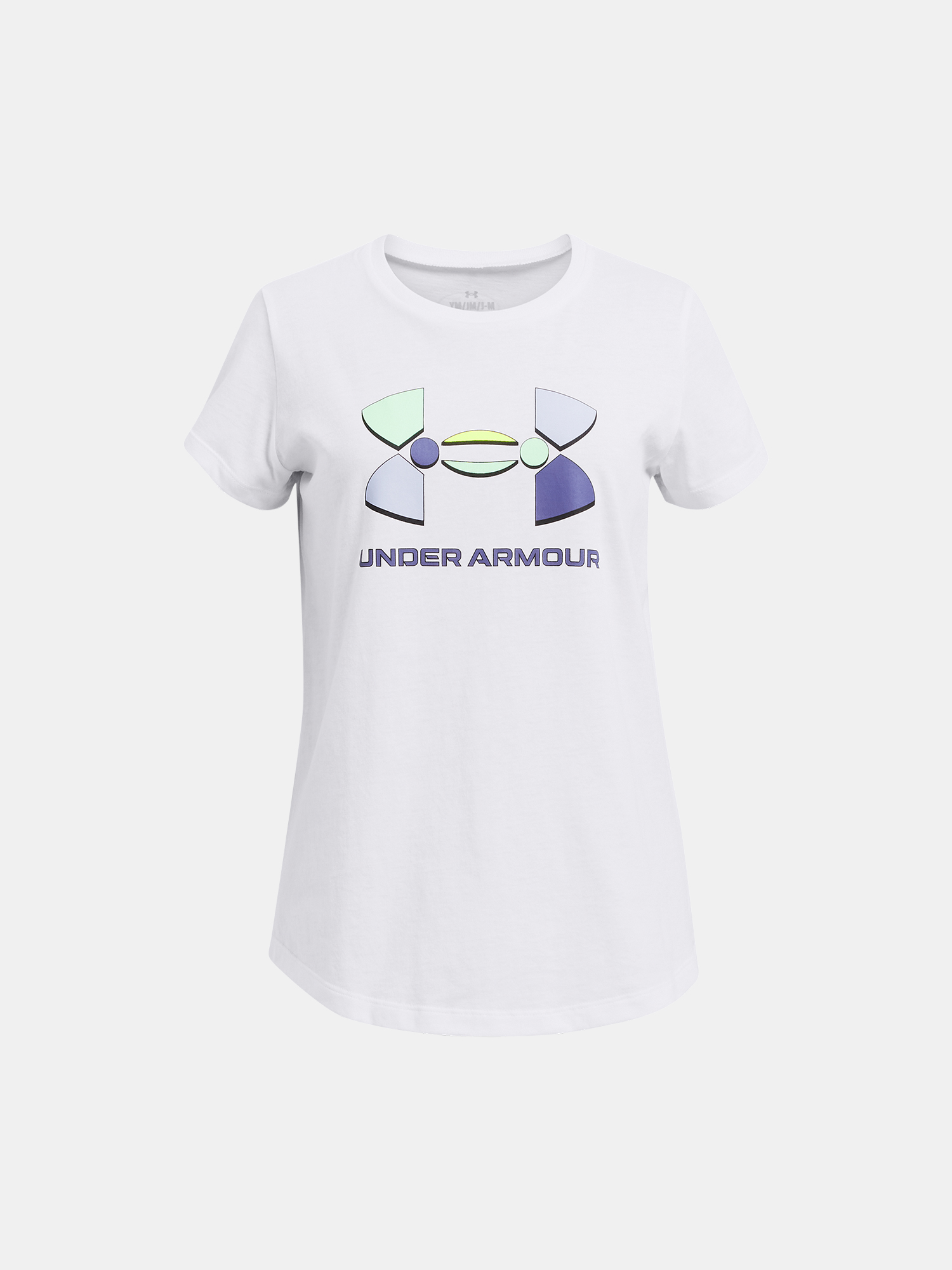 Under Armour T-shirt UA Colorblock BL SS-WHT - Girls