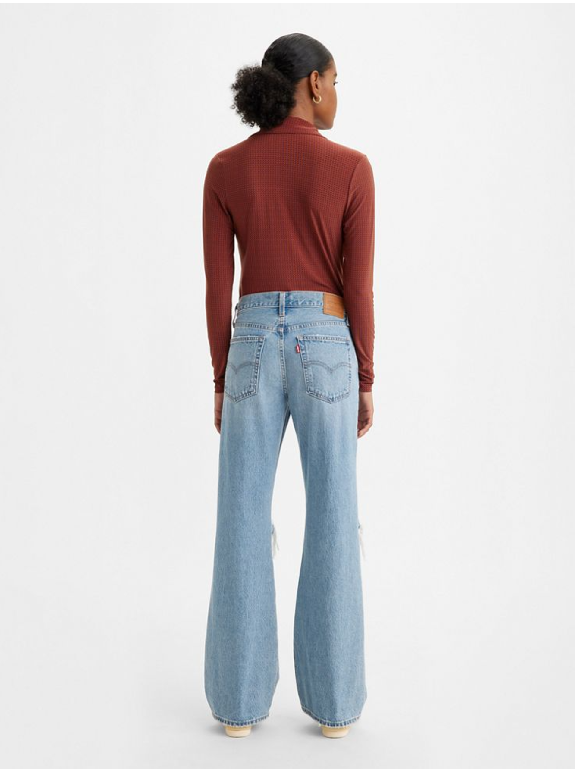 Flared, Bootcut pentru femei Levi&#039;s® - albastru deschis