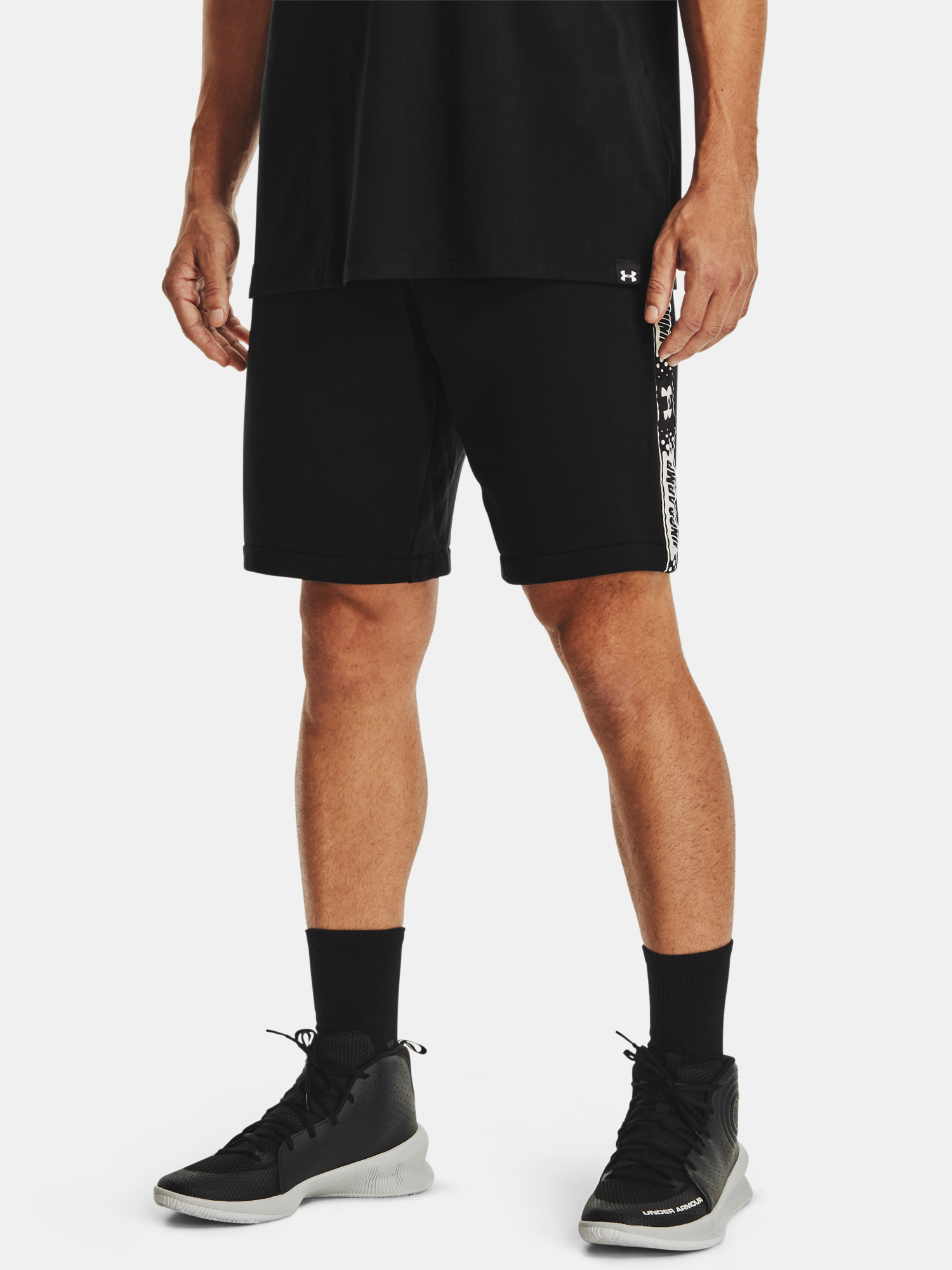 Sub blindate Kraťasy PERIMETRUL UA FLEECE SHORT-BLK