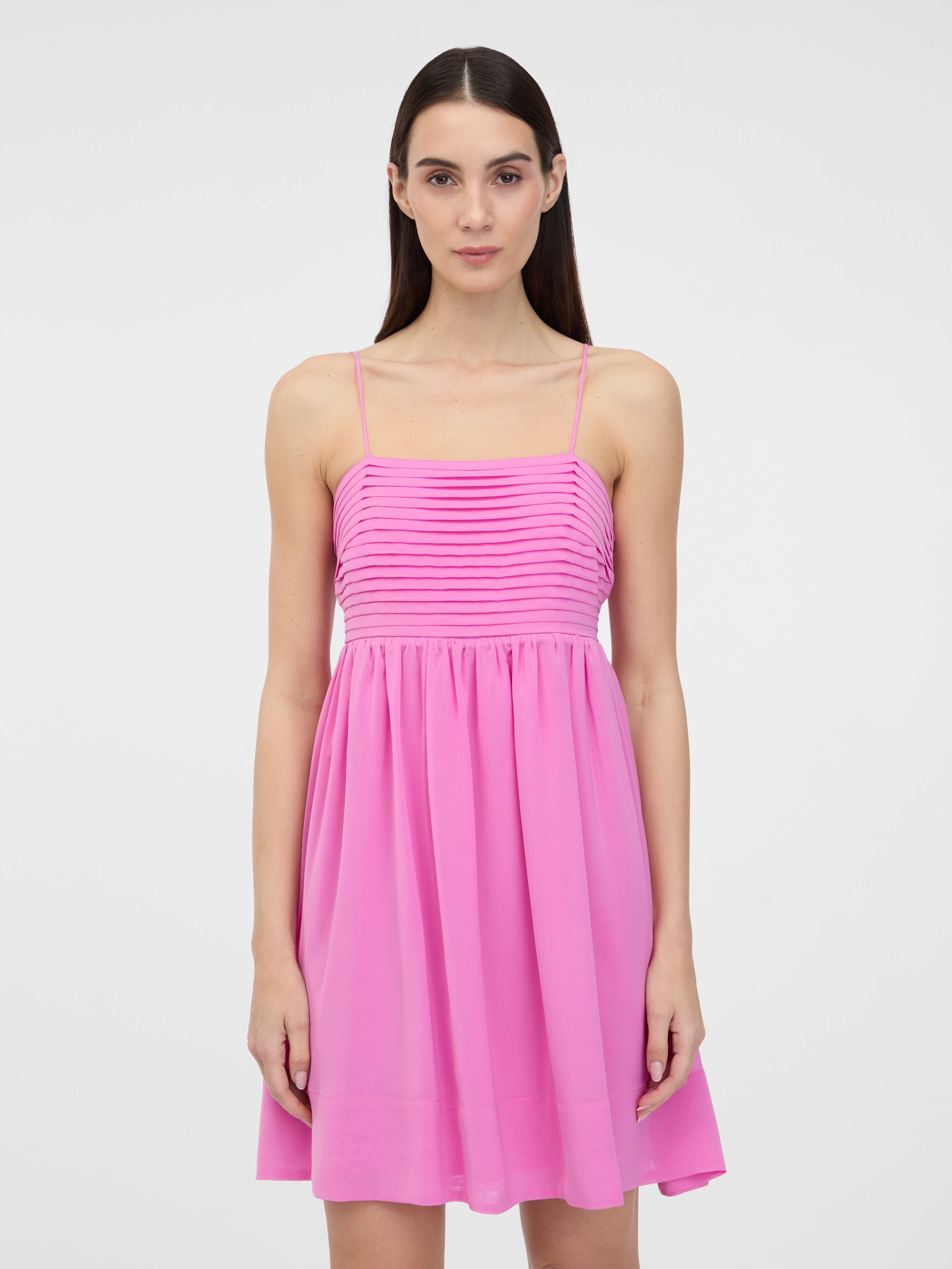 Orsay Růžové dámské šaty ke kolenům - Dámské