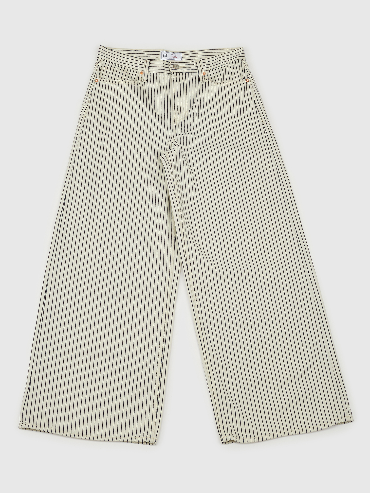 GAP Jeans Stripe Baggy - Women&#039;s