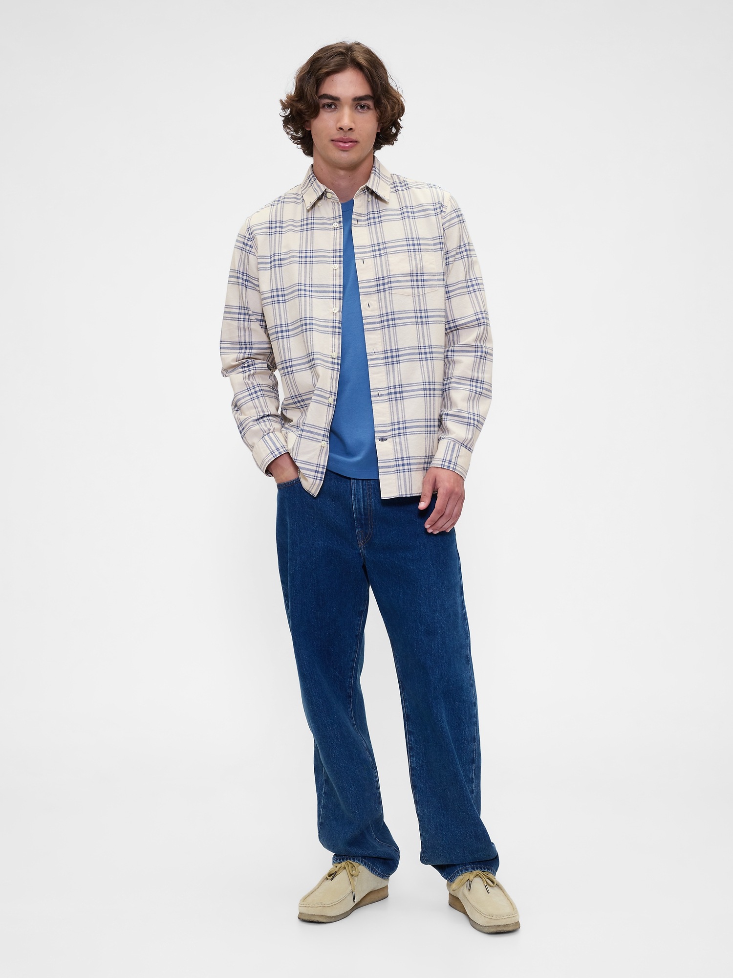 Cămașă Oxford pentru bărbați GAP