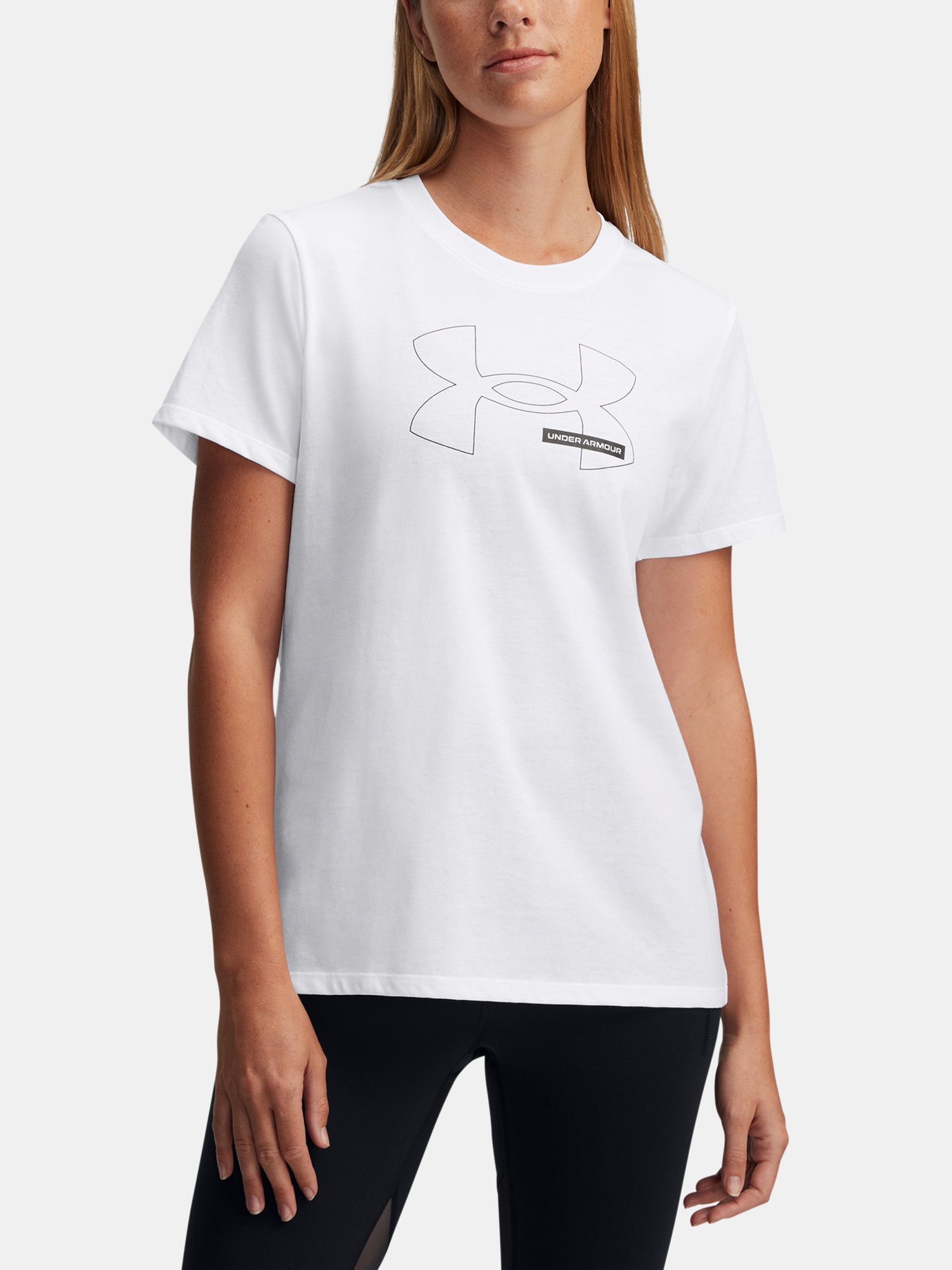 Womens T-shirt Under Armour UA Rival Outline SS - Womens