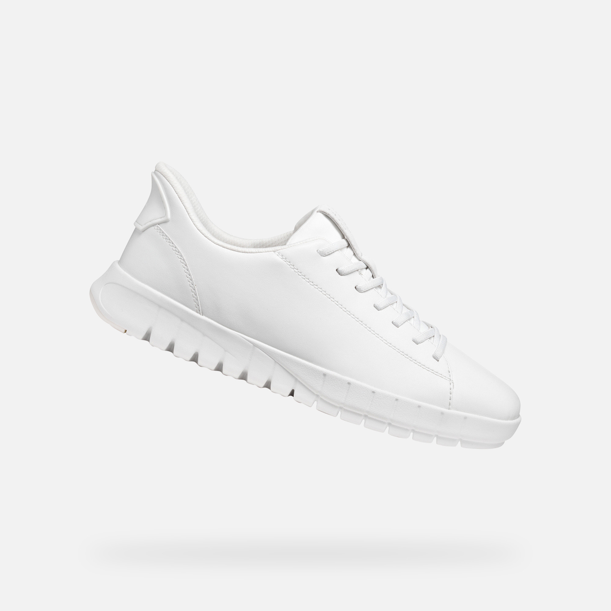 White mens sneakers Geox Flextride Plus - Men