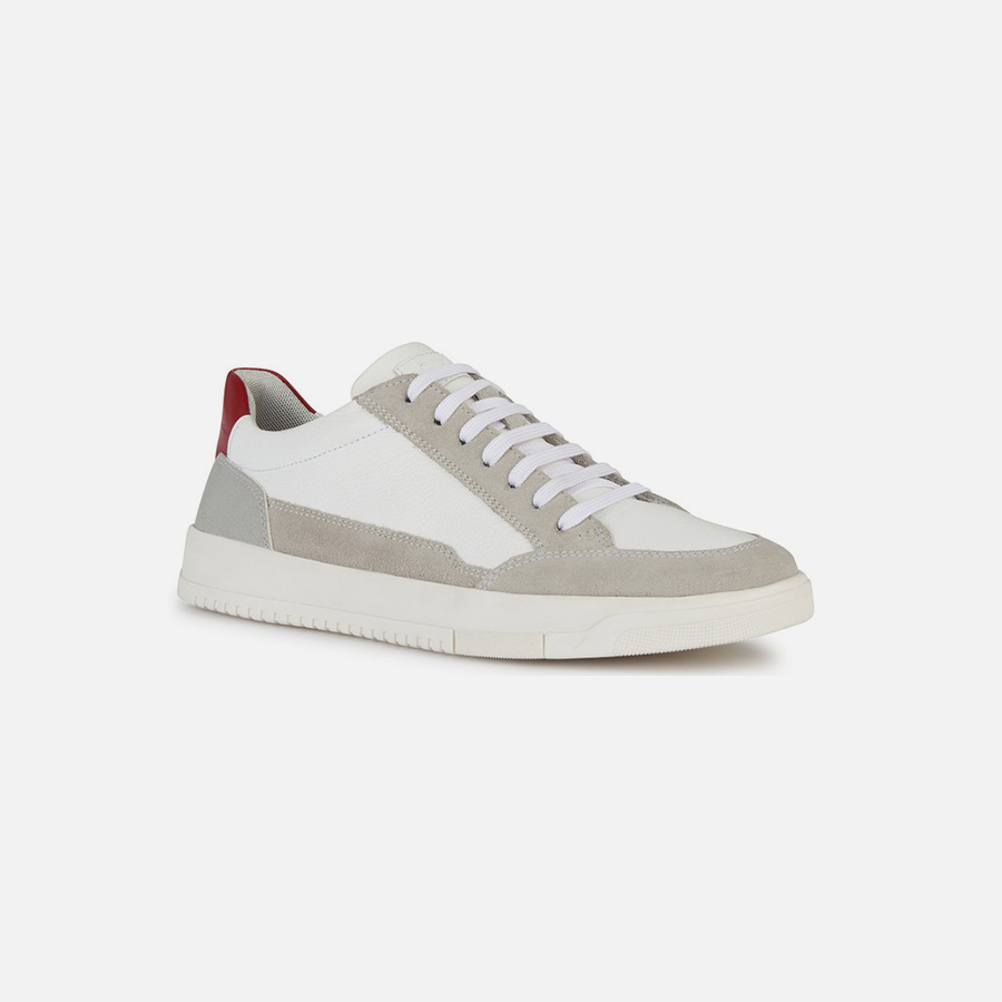 White men's sneakers Geox Segnale A - Men's