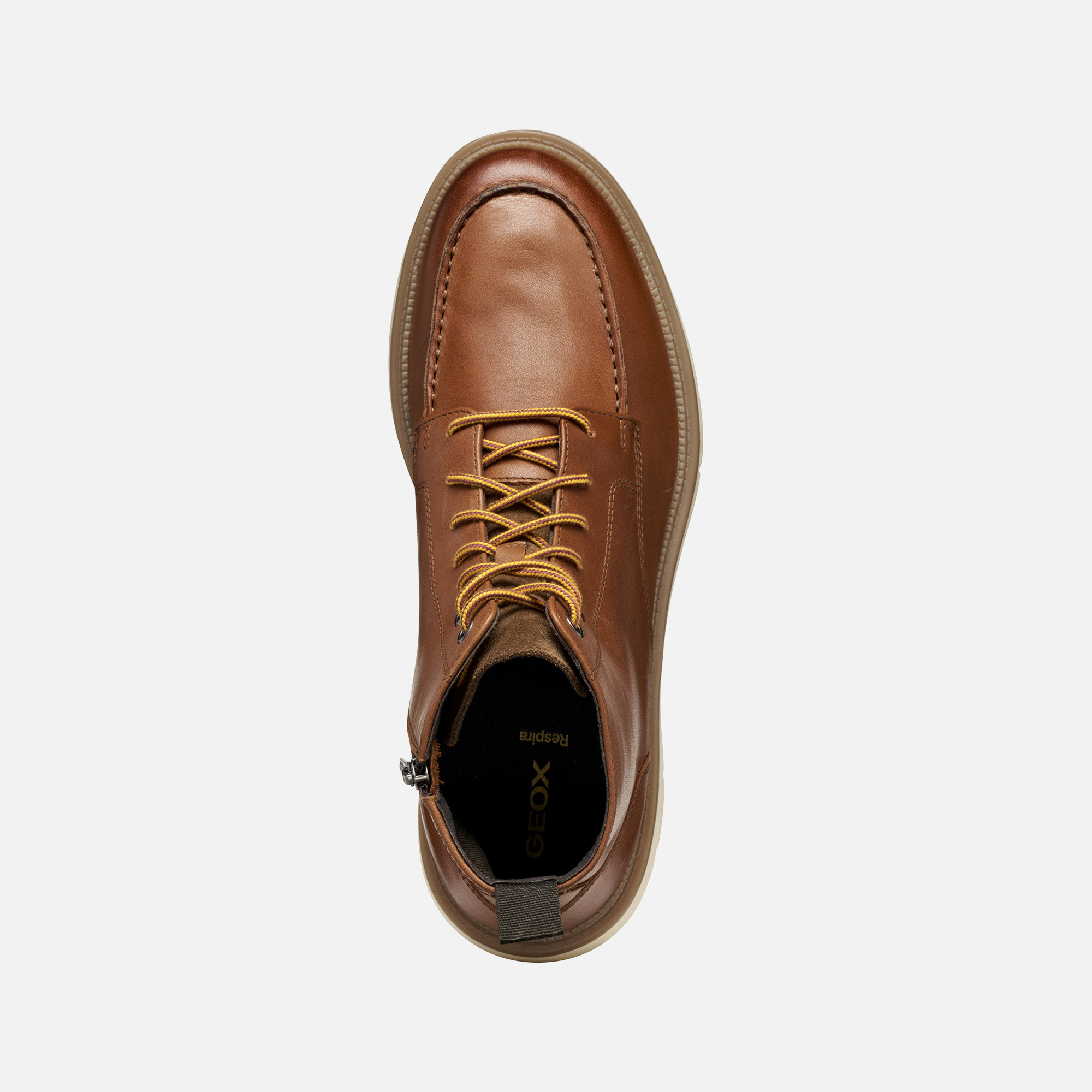 Brown Men&#039;s Ankle Boots Geox Pove - Mens