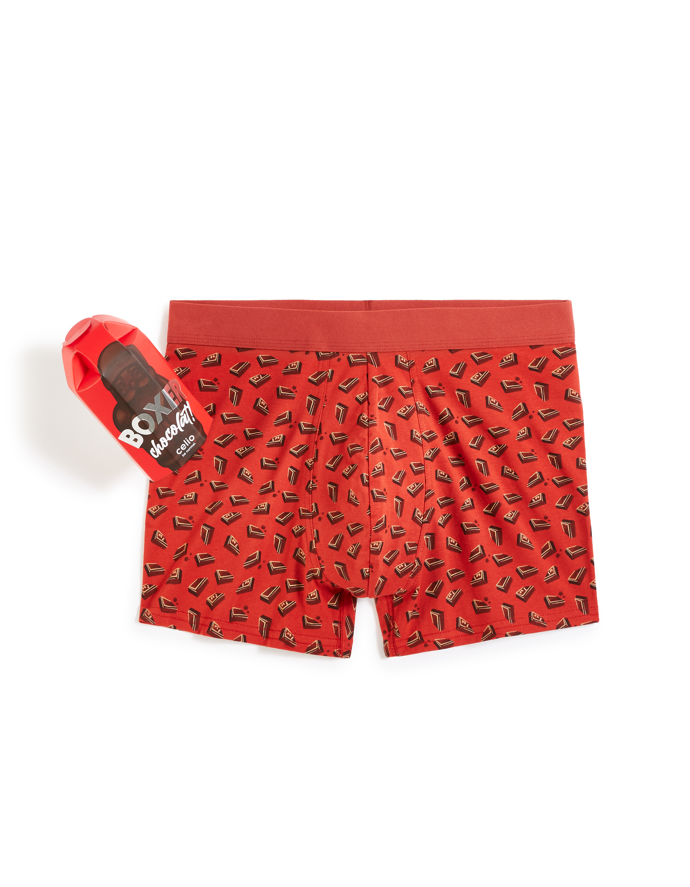 Celio Gift Set Of Boxers Chocolate - Men's