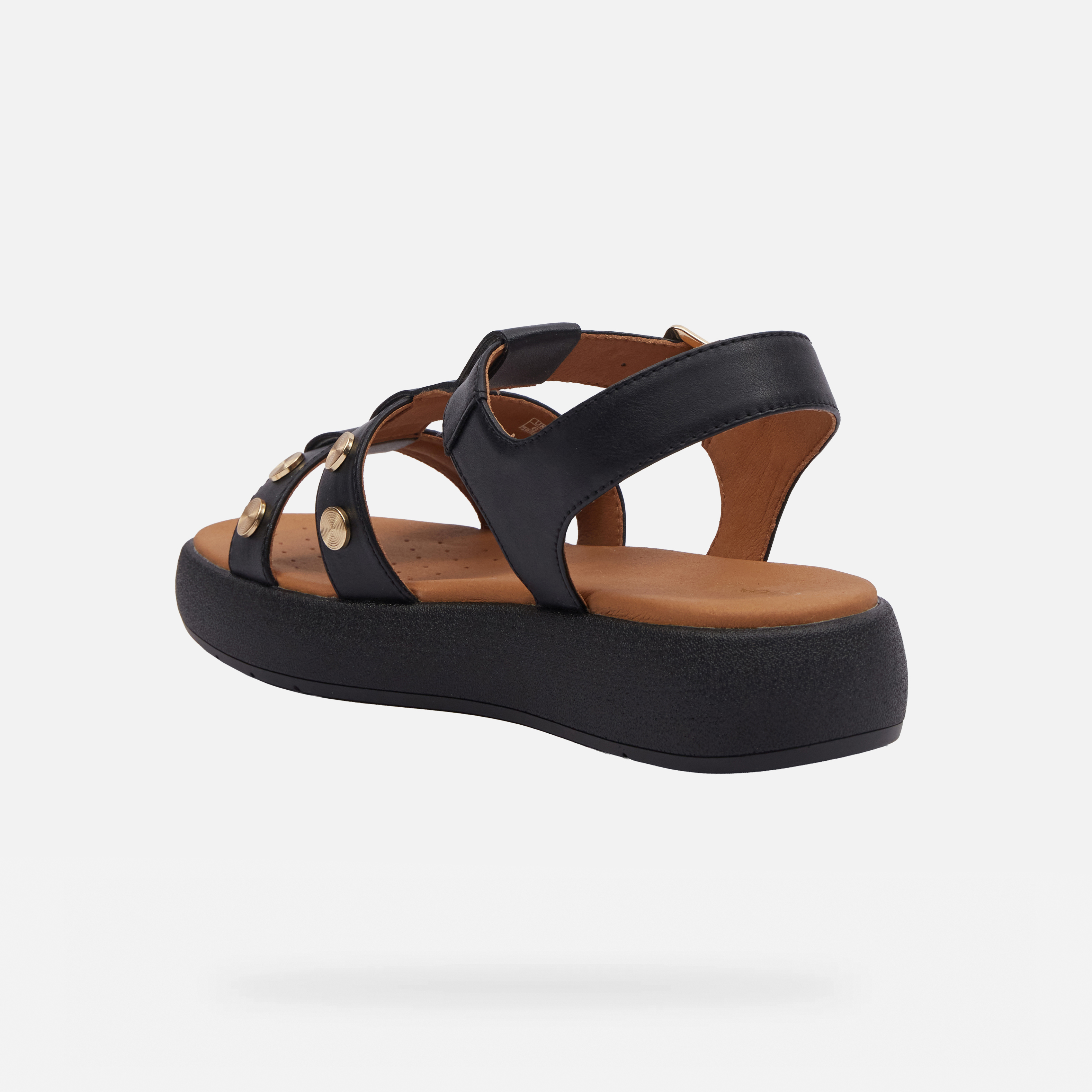 Black women's sandals Geox Camalei - Women's