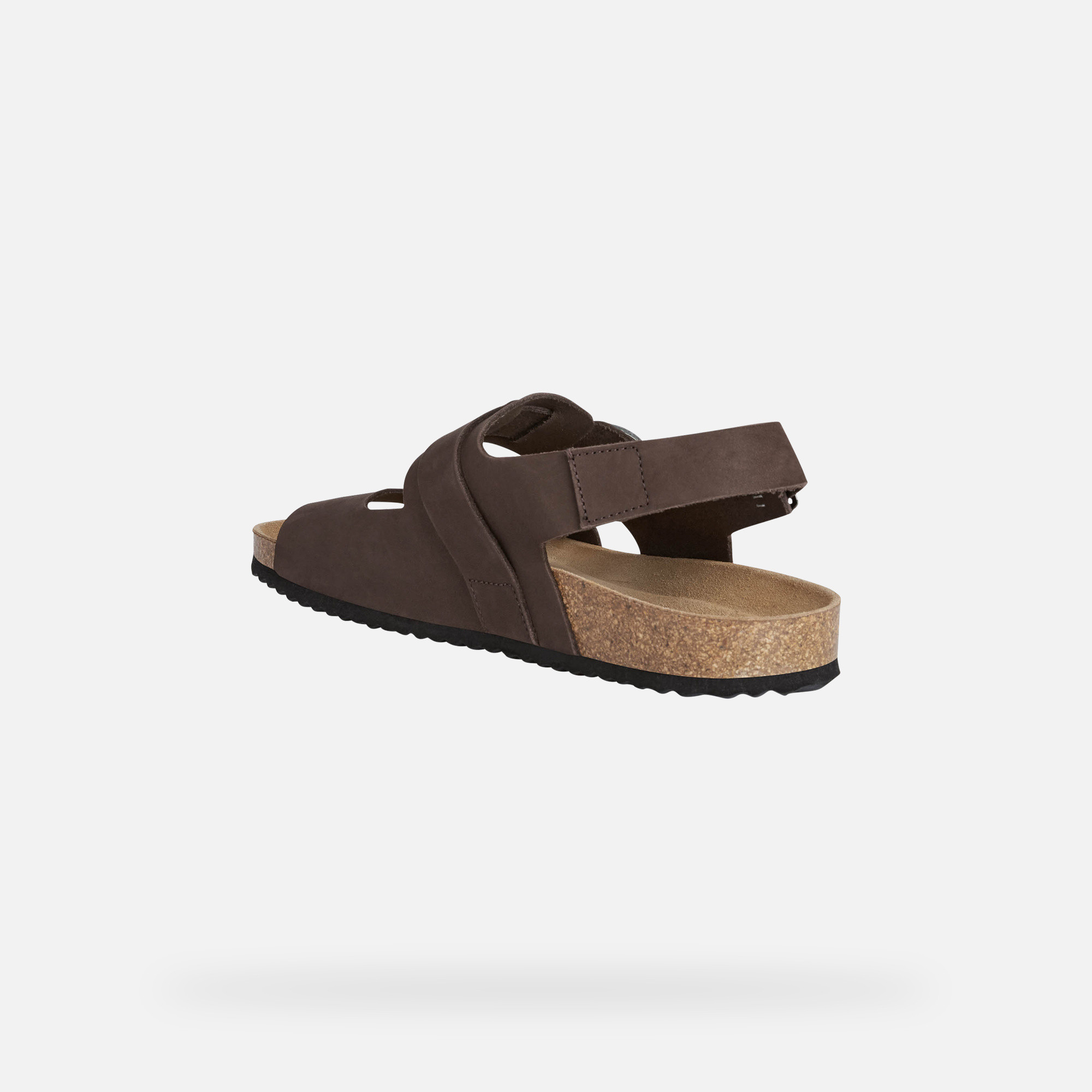 Dark brown men's sandals Geox Ghita - Men's