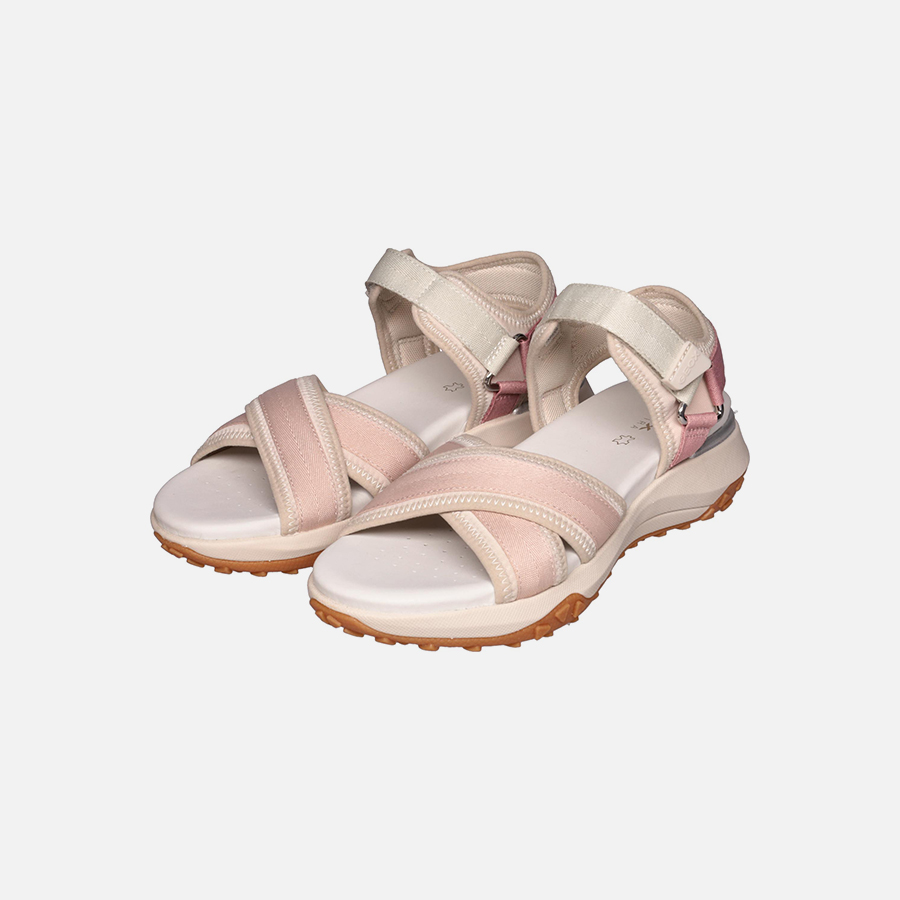 Beige women&#039;s sandals Geox Sorapis + Grip A - Women&#039;s