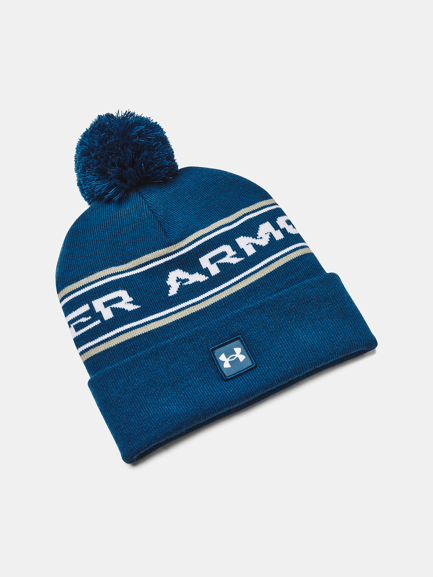 Under Armour UA Men's Halftime Pom Beanie - BLU - Men's