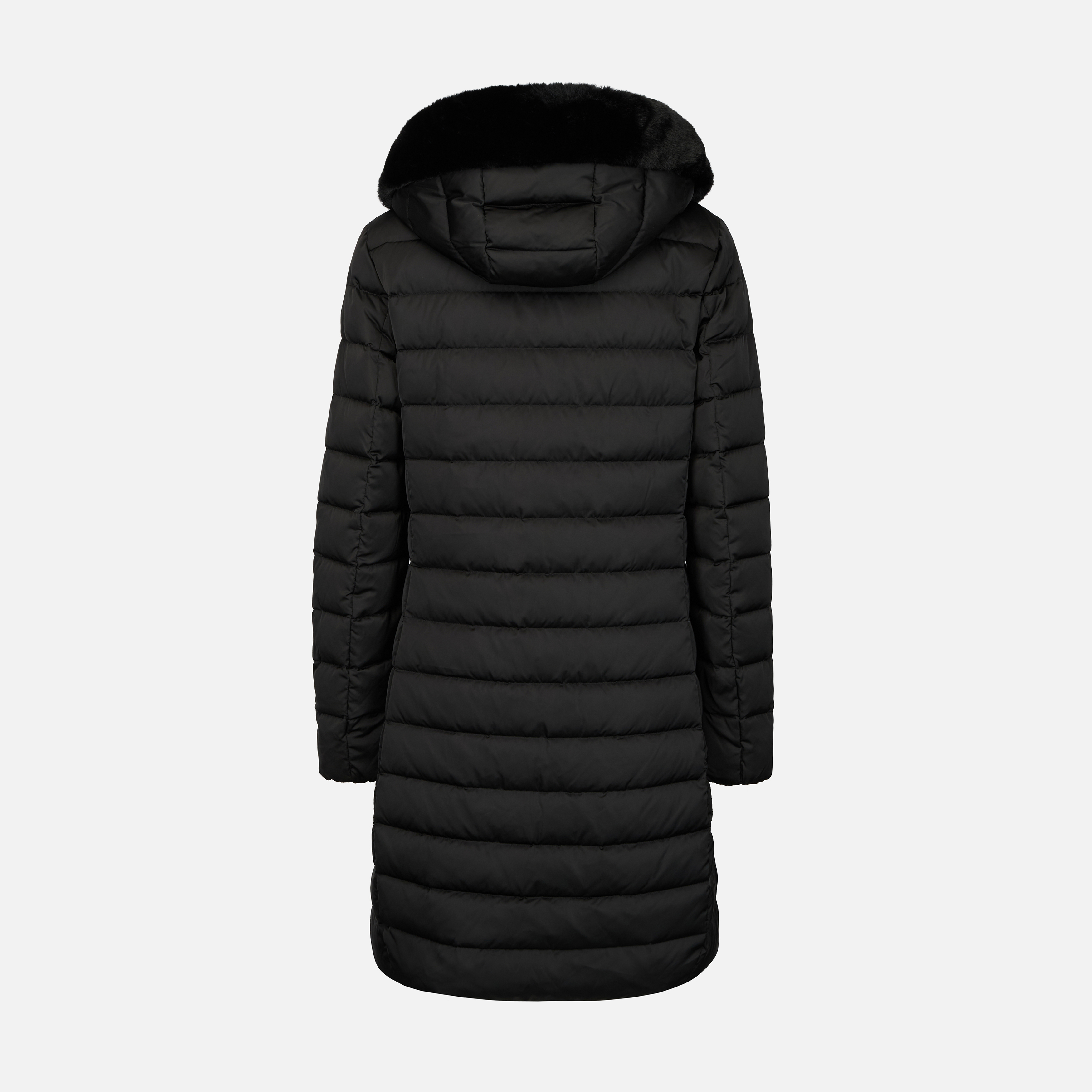 Geacă neagră cu puf pentru femei Geox Bettanie