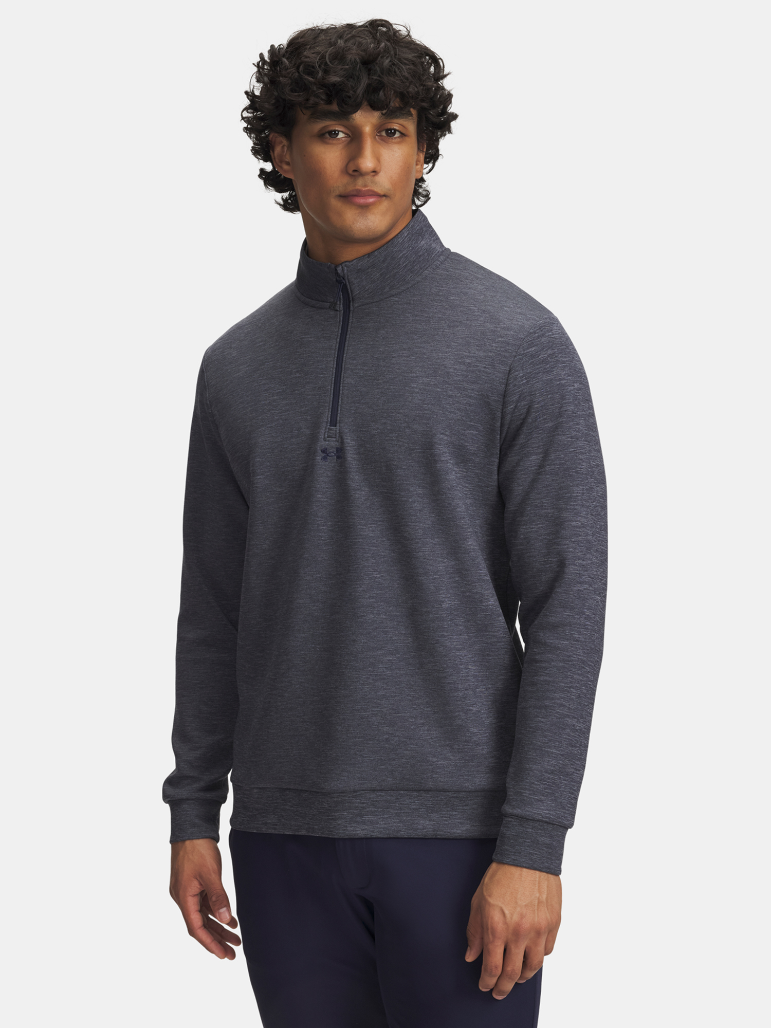 Men's Under Armour UA Drive Midlayer Pullover-BLU Sweatshirt - Men's