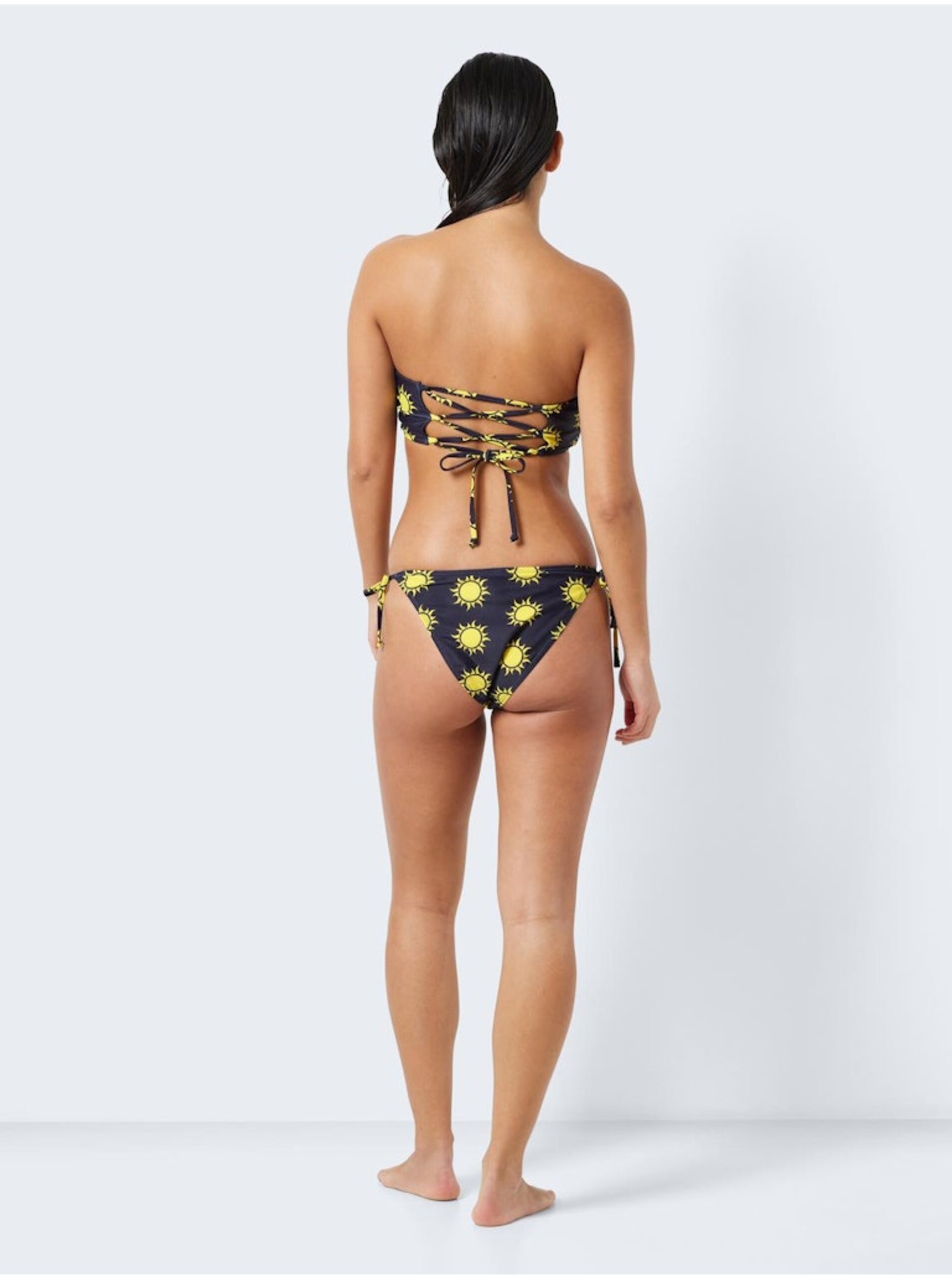Bikini pentru femei Noisy May - negru, galben