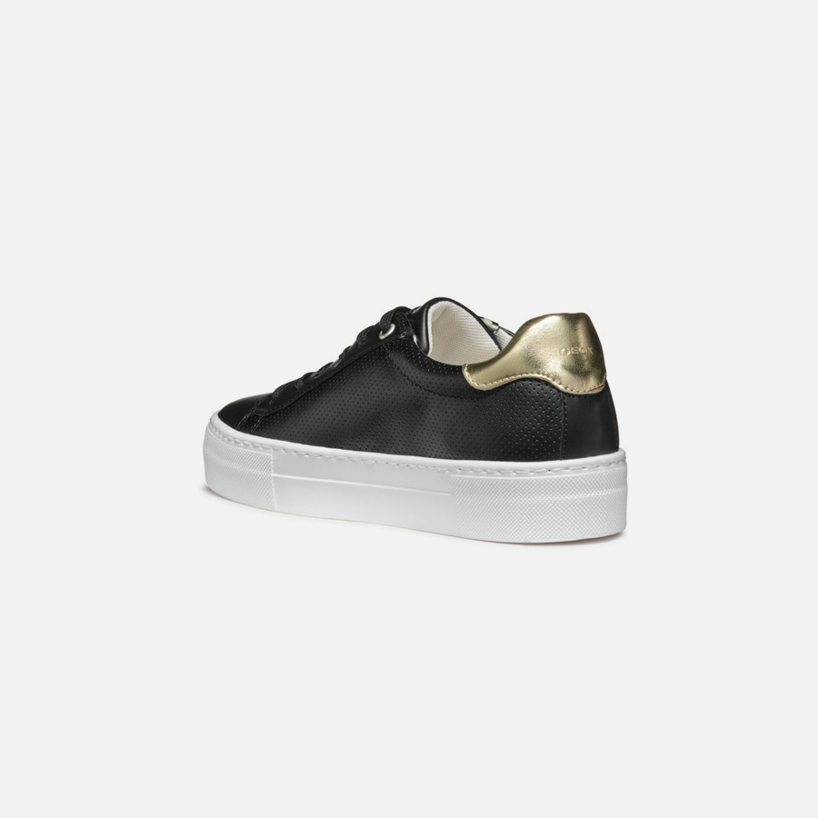 Black women's sneakers Geox Claudin - Women's