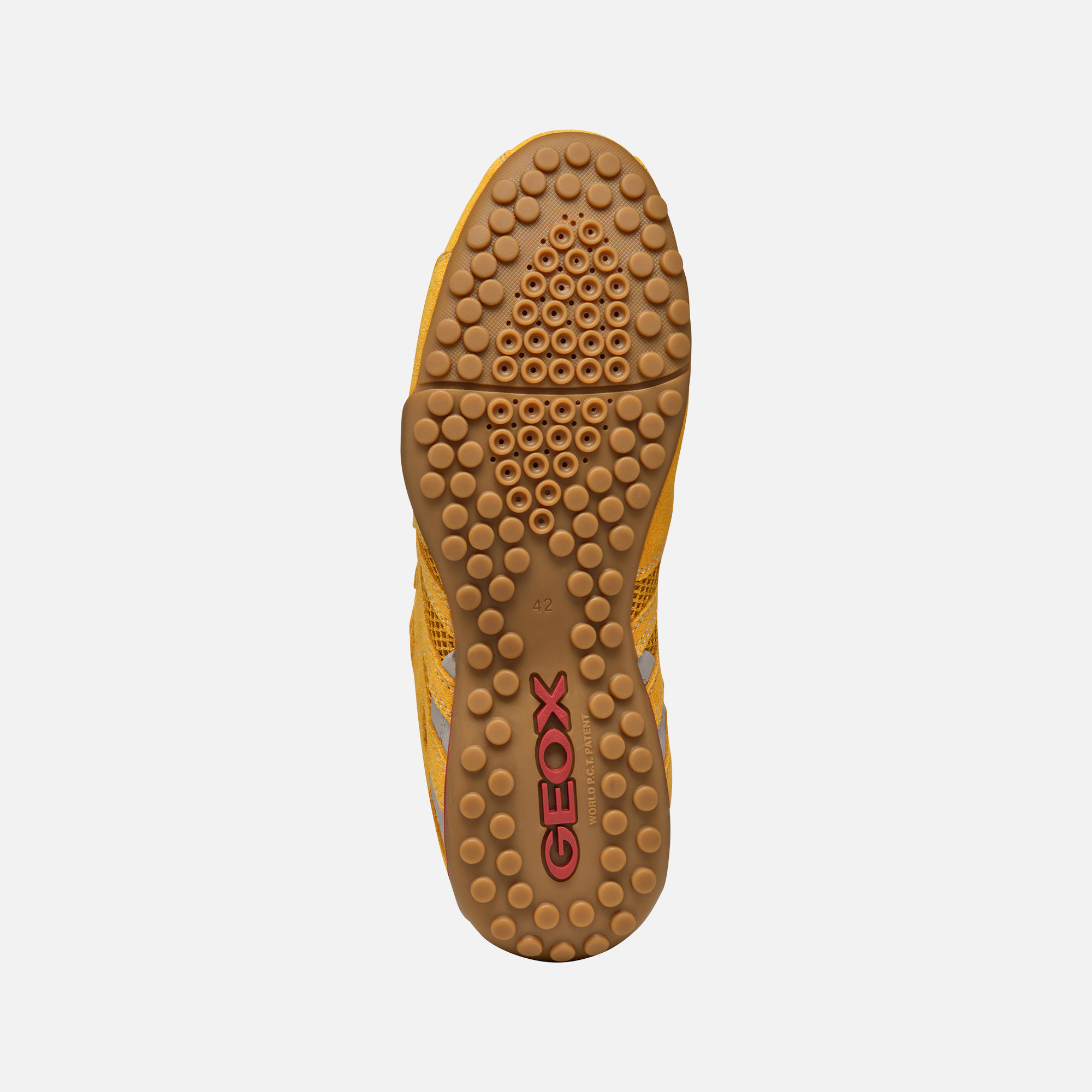 Yellow men's sneakers Geox Snake Original - Men's
