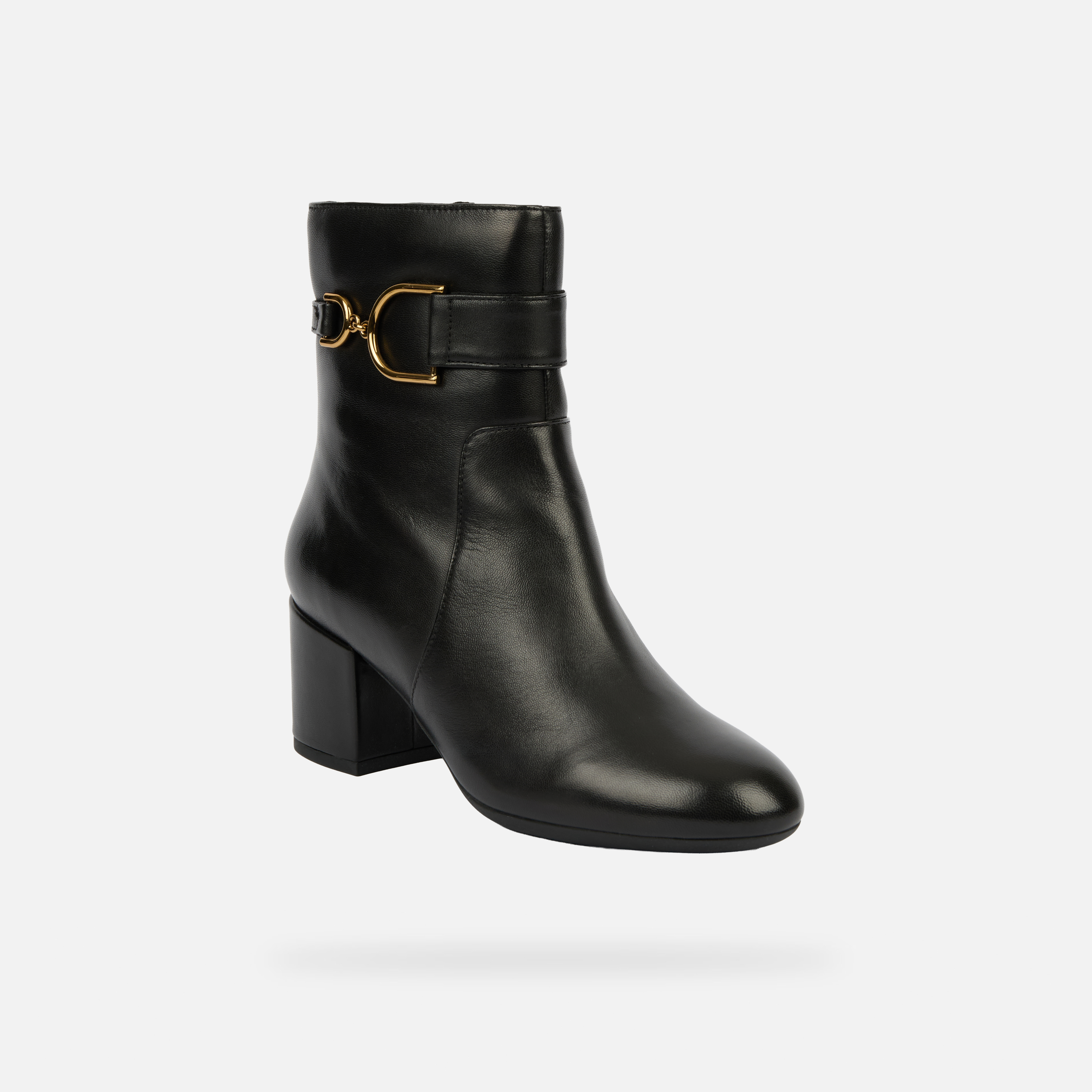 Black women's ankle boots Geox Eleana - Women's