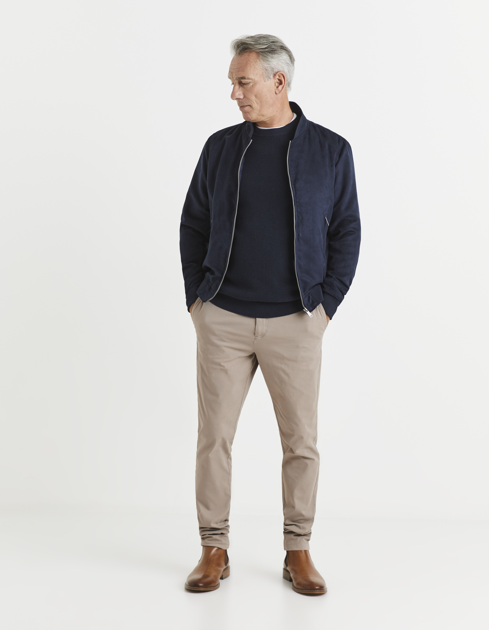 Pantaloni casual pentru barbati Celio - bej