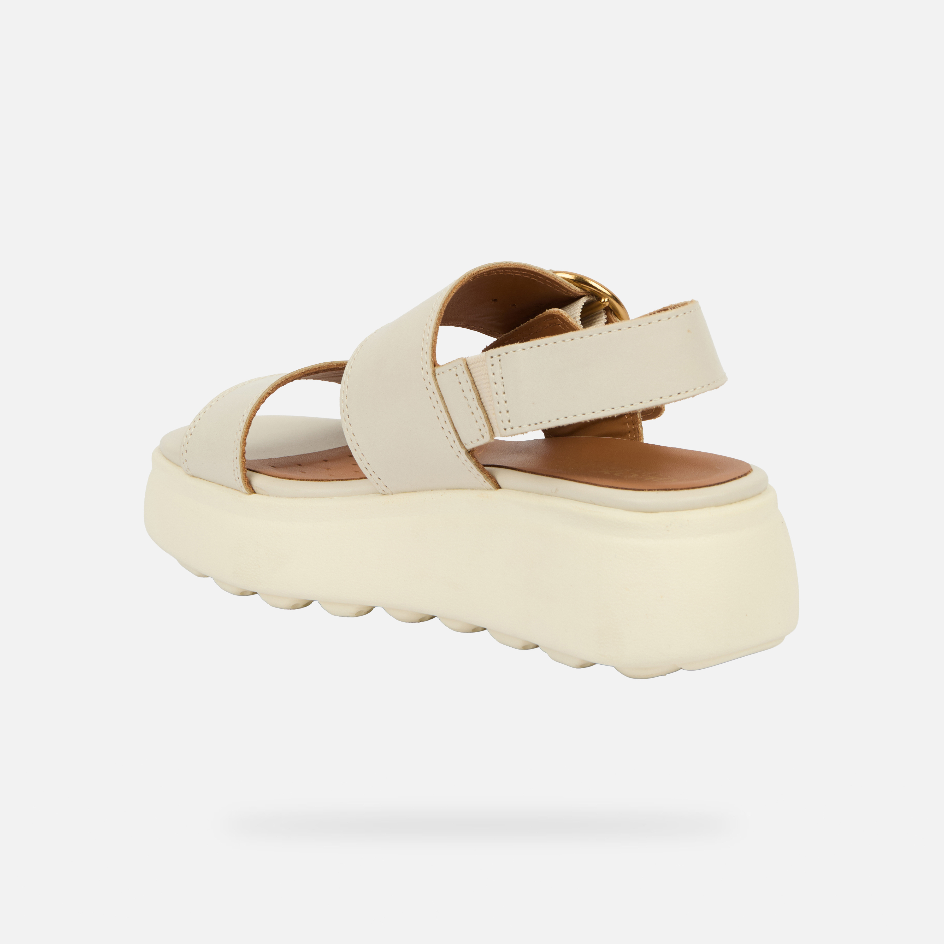 Geox Spherica Women&#039;s Cream Sandals - Women&#039;s