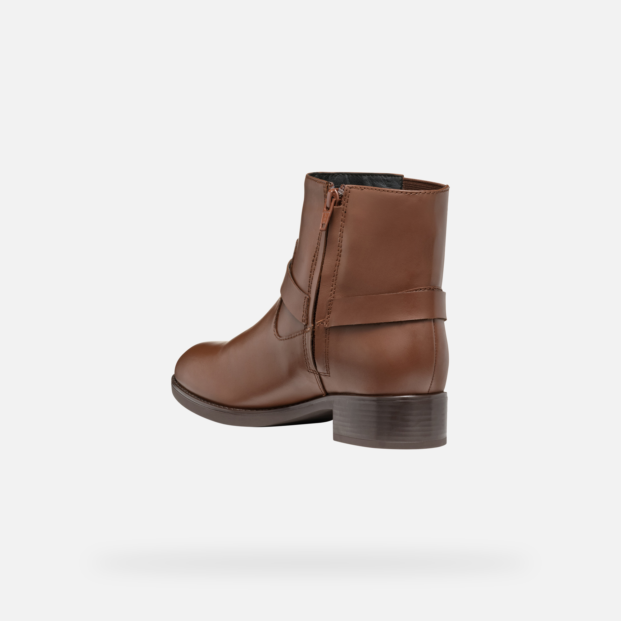 Brown women's ankle boots Geox Felicity ABX - Women's