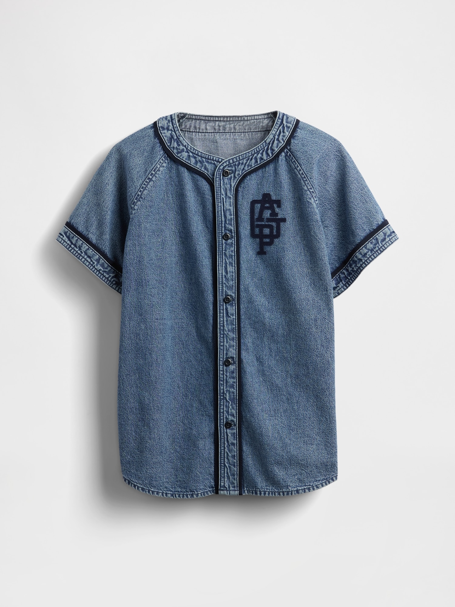 GAP Children&#039;s denim shirt Baseball Americana - Boys