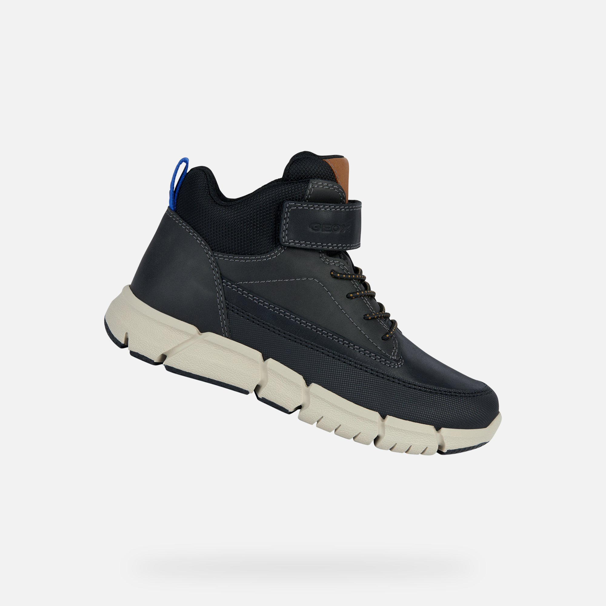 Black boys ankle boots Geox Flexyper - Boys