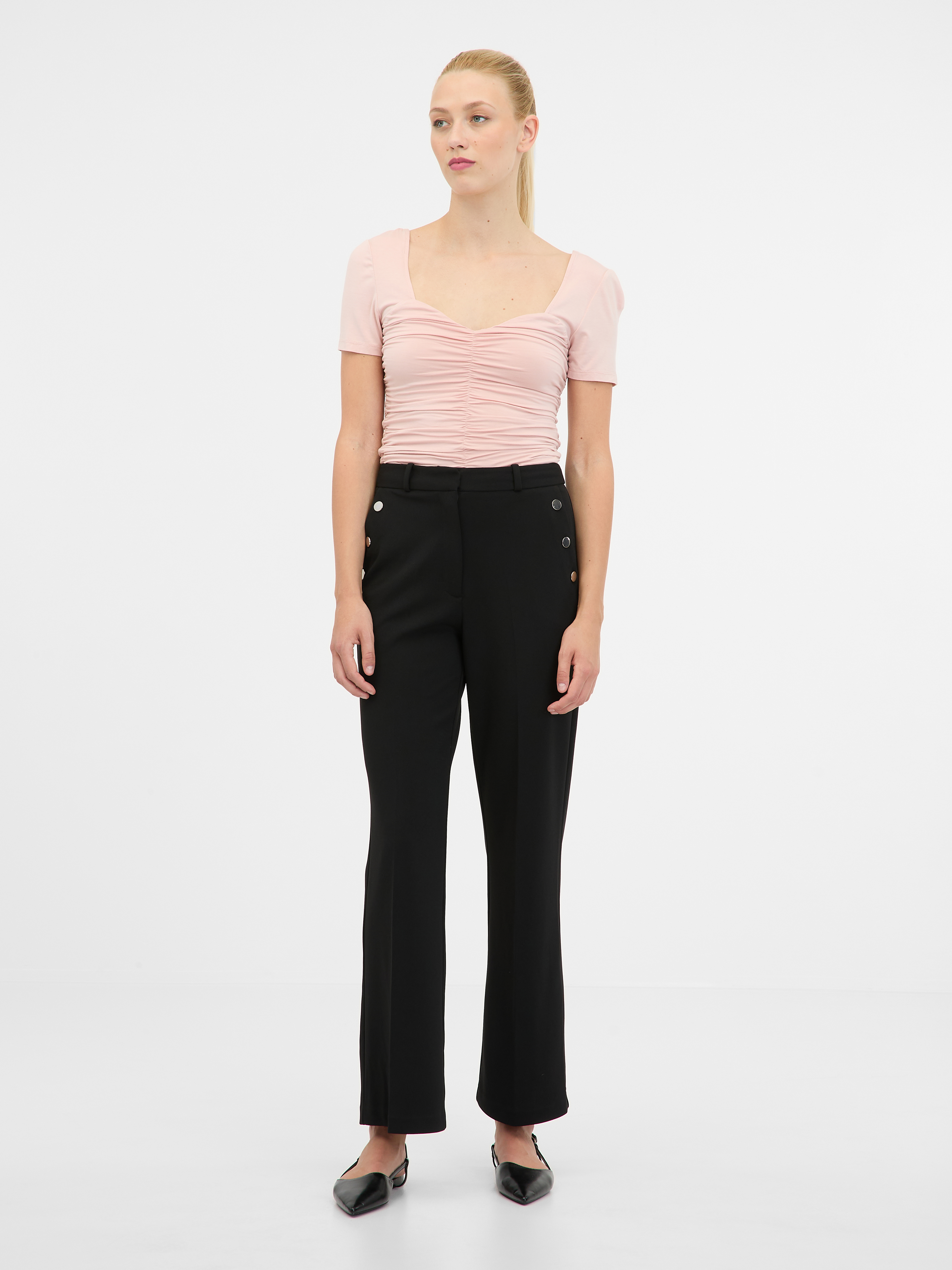 Orsay Light Pink Women's Short Sleeve T-Shirt - Women