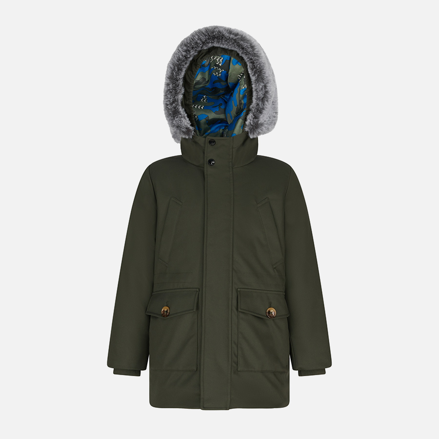Khaki boys&#039; jacket Geox Norwolk - Boys