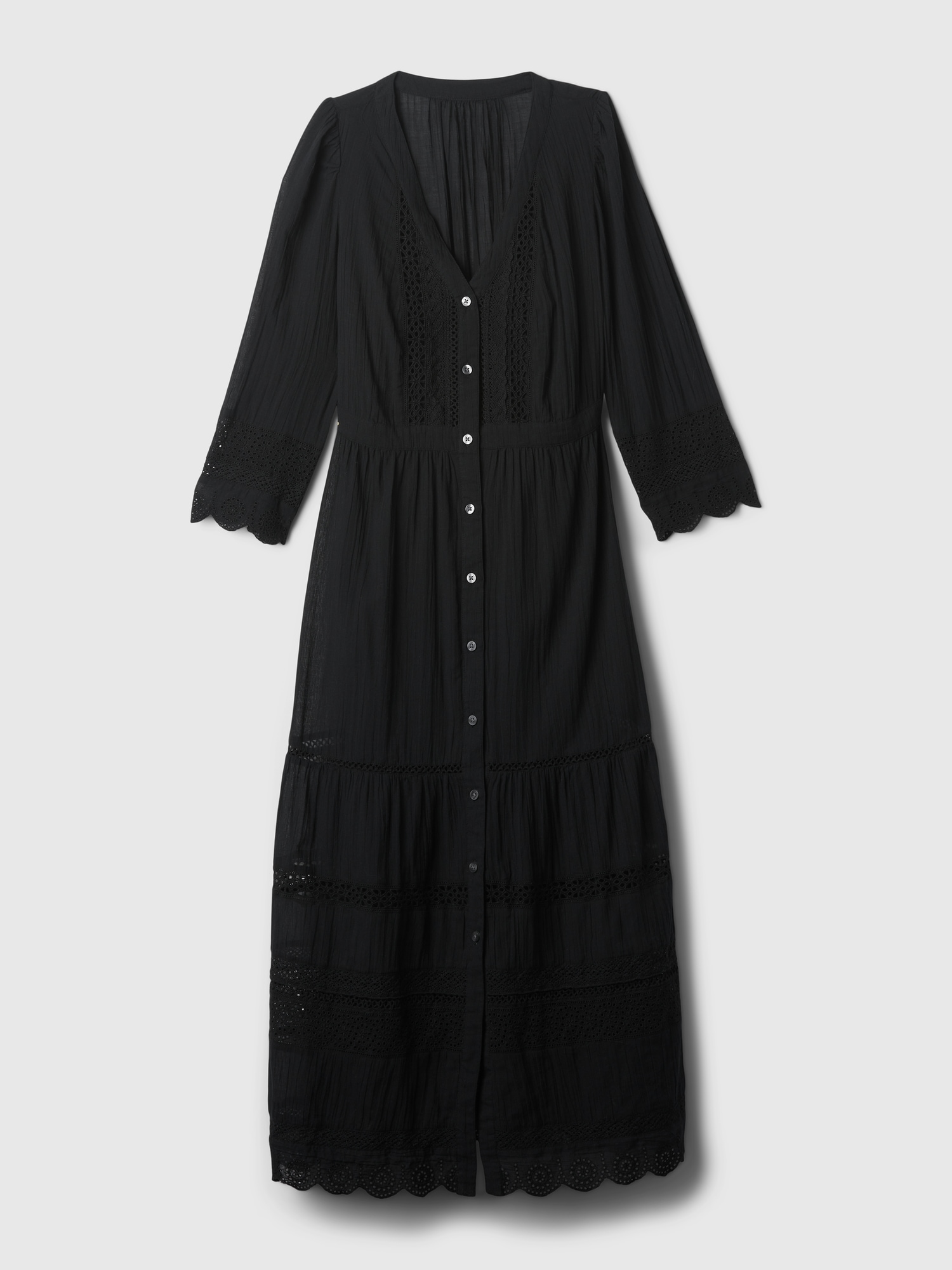 Rochii tip camasa pentru femei GAP - negru